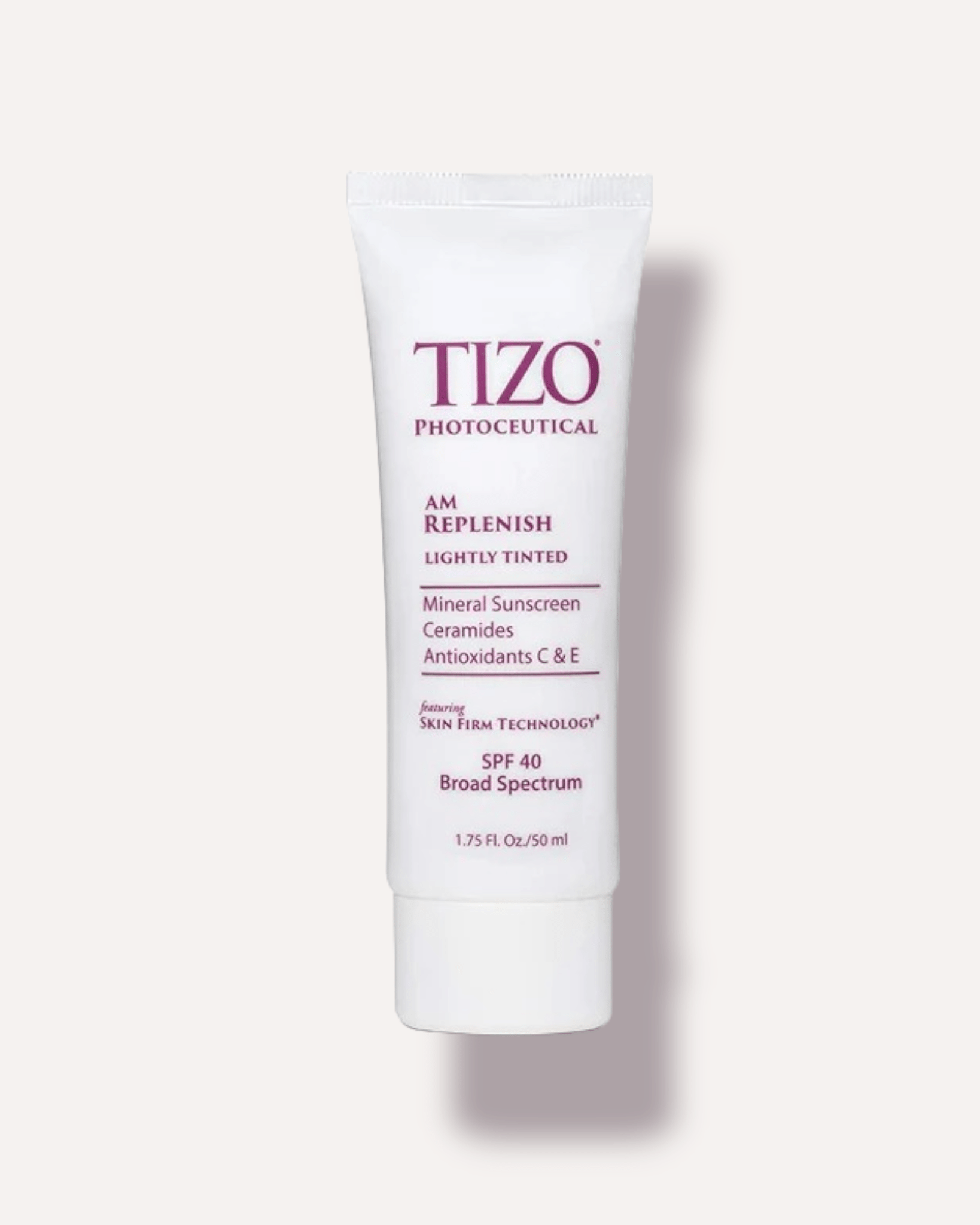 TIZO AM Replenish Lightly Tinted/ Non - tinted SPF 40 - Skin Love Cream