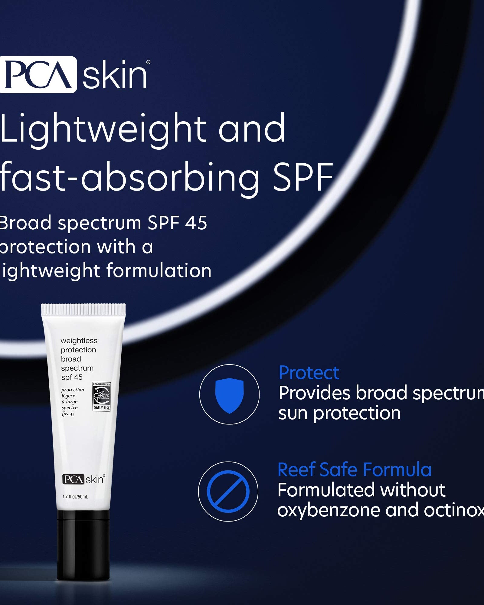 PCA Skin Weightless Protection Broad Spectrum SPF 45 - Skin Love Cream