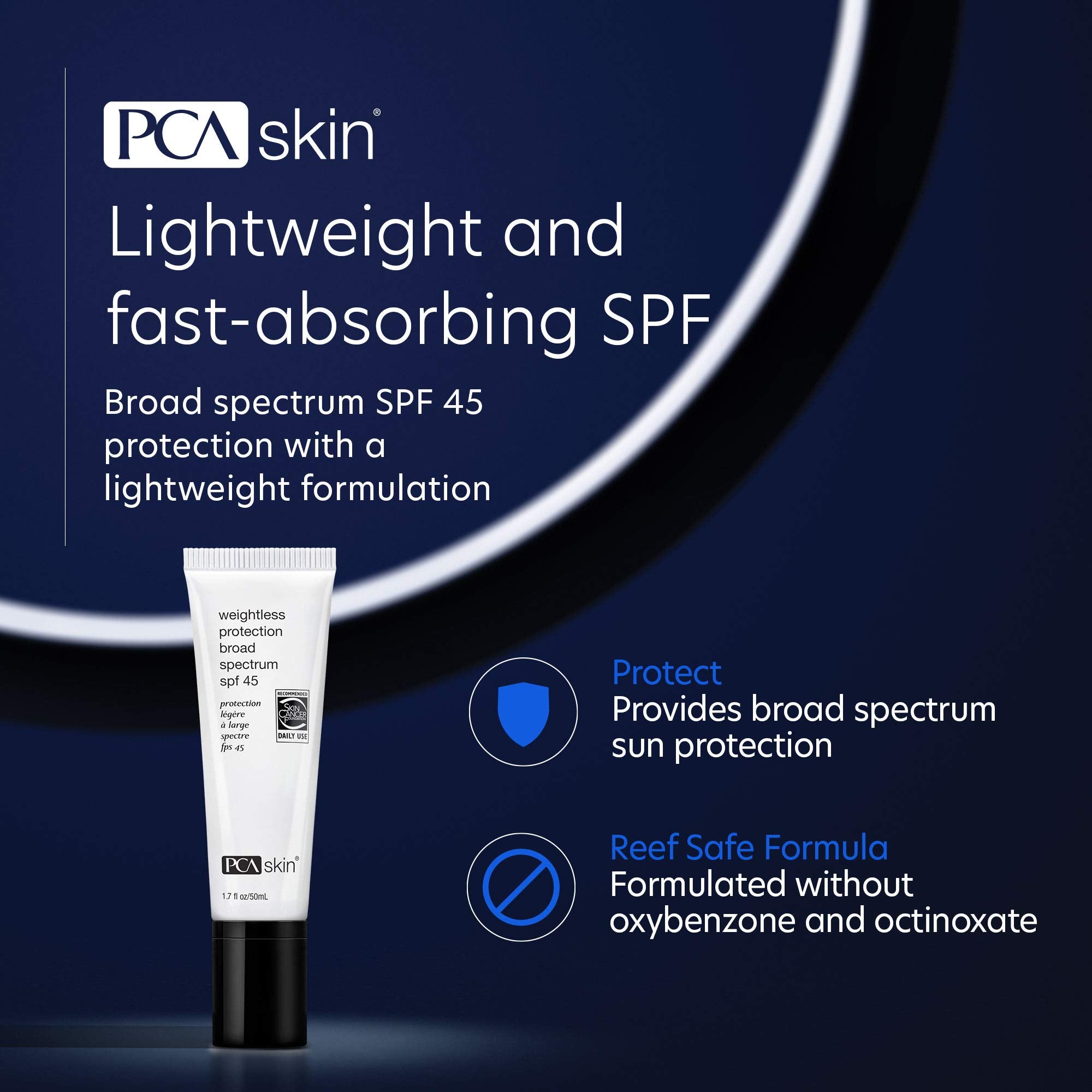 PCA Skin Weightless Protection Broad Spectrum SPF 45 - Skin Love Cream