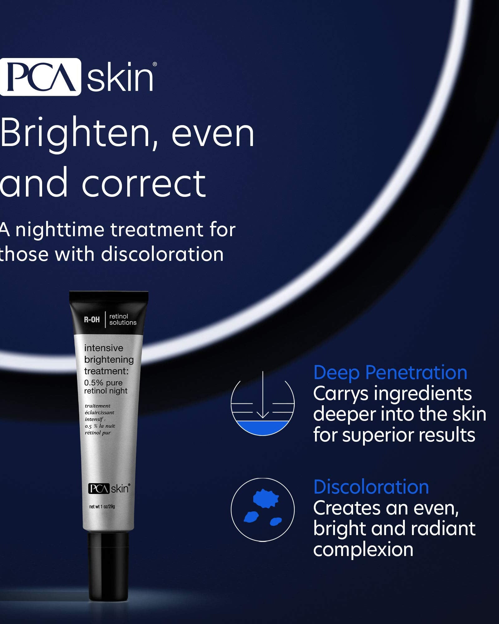 PCA Skin Intensive Brightening Treatment 0.5 Pure Retinol Night - Skin Love Cream