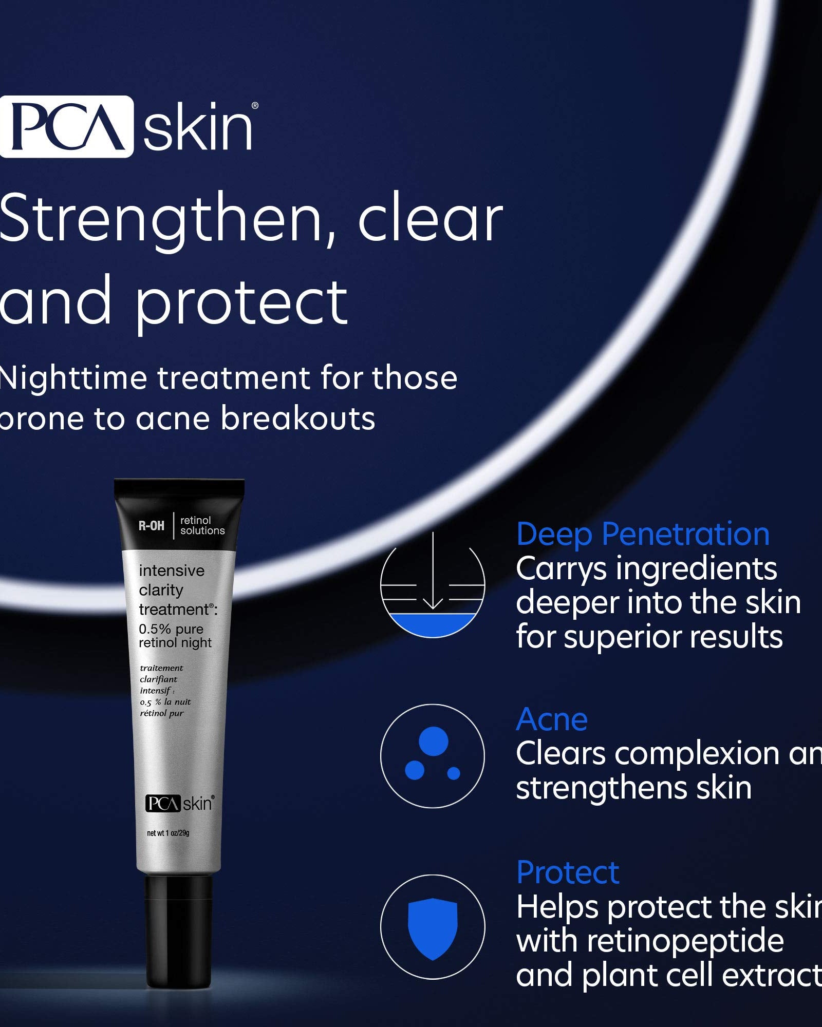 PCA Skin Intensive Clarity Treatment 0.5 Pure Retinol Night - Skin Love Cream