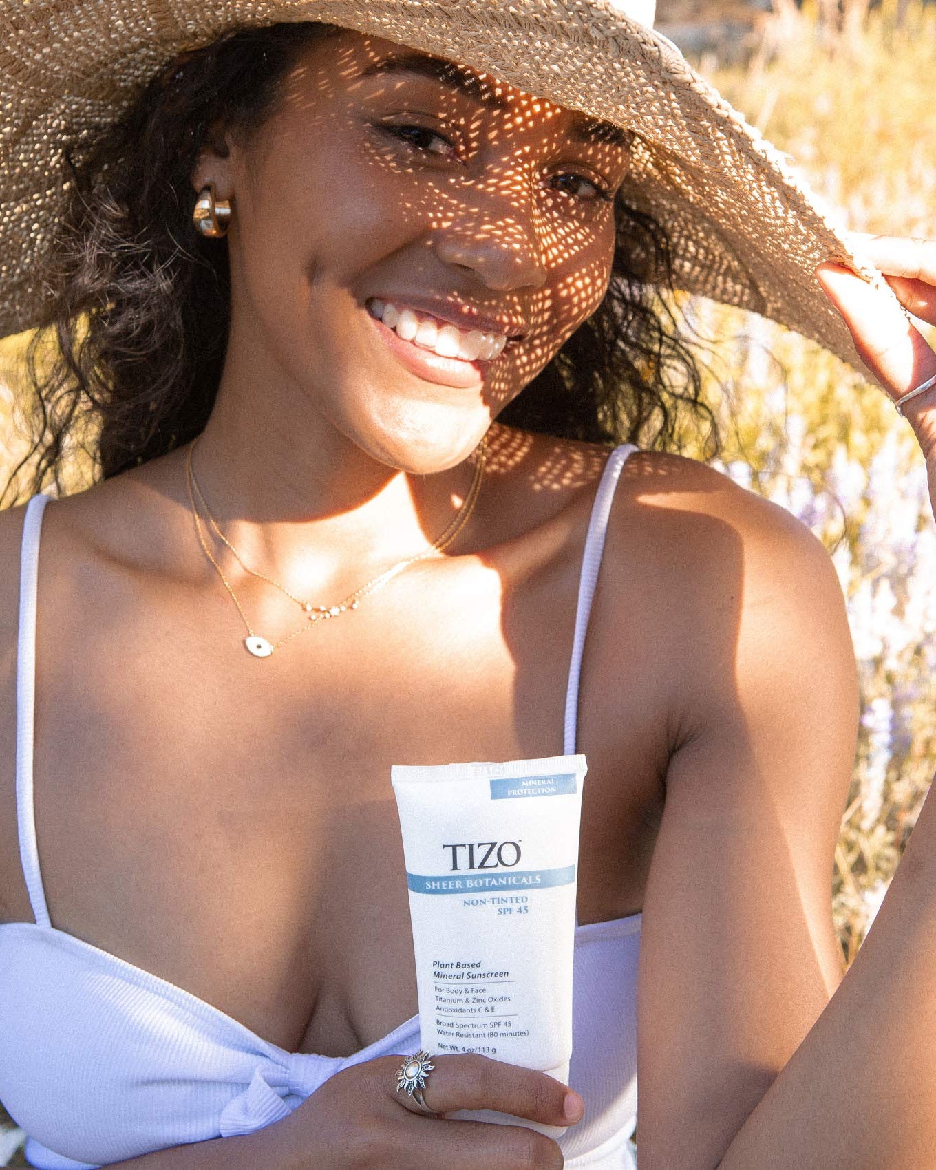 TIZO Sheer Botanicals Body and Face SPF 45 - Skin Love Cream