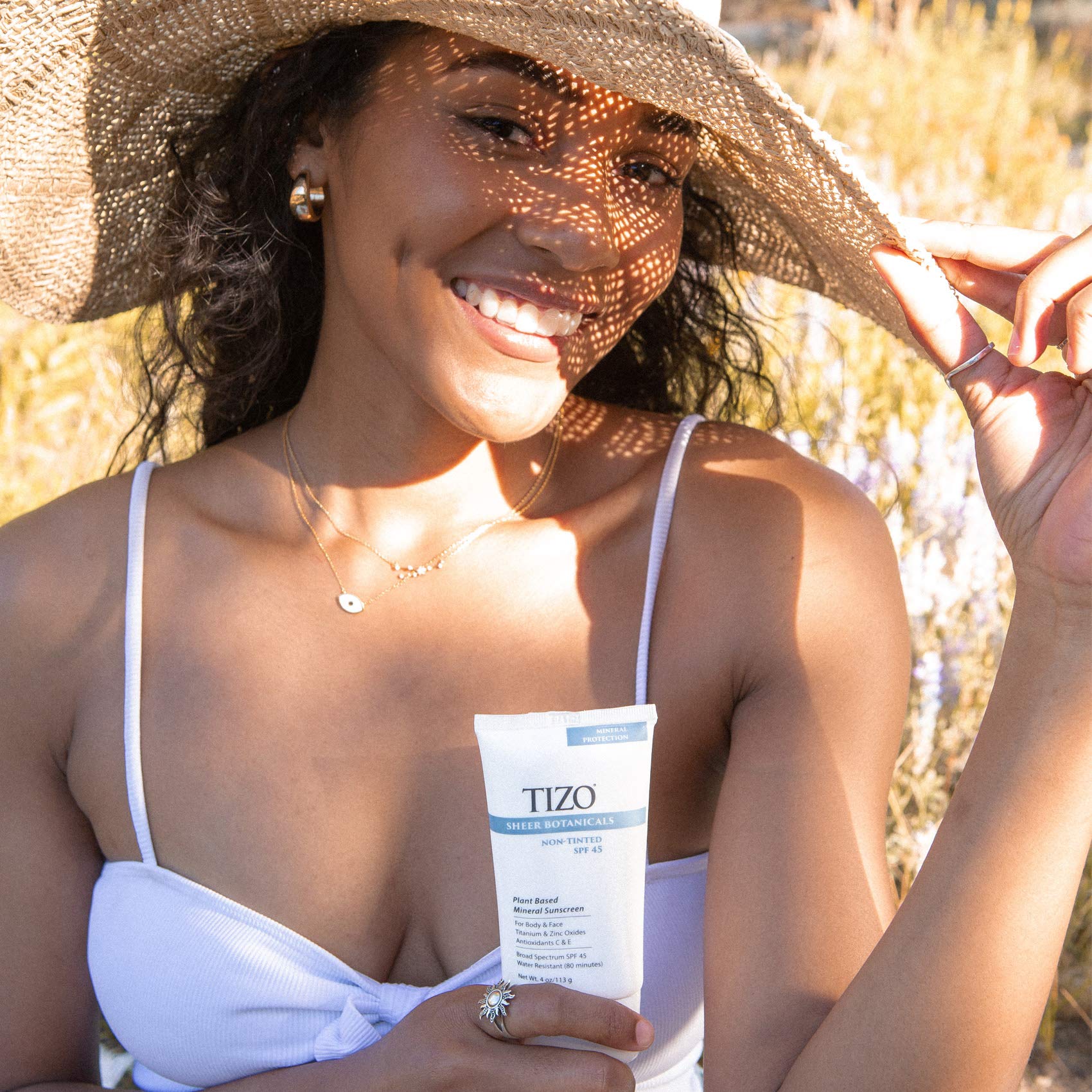 TIZO Sheer Botanicals Body and Face SPF 45 - Skin Love Cream