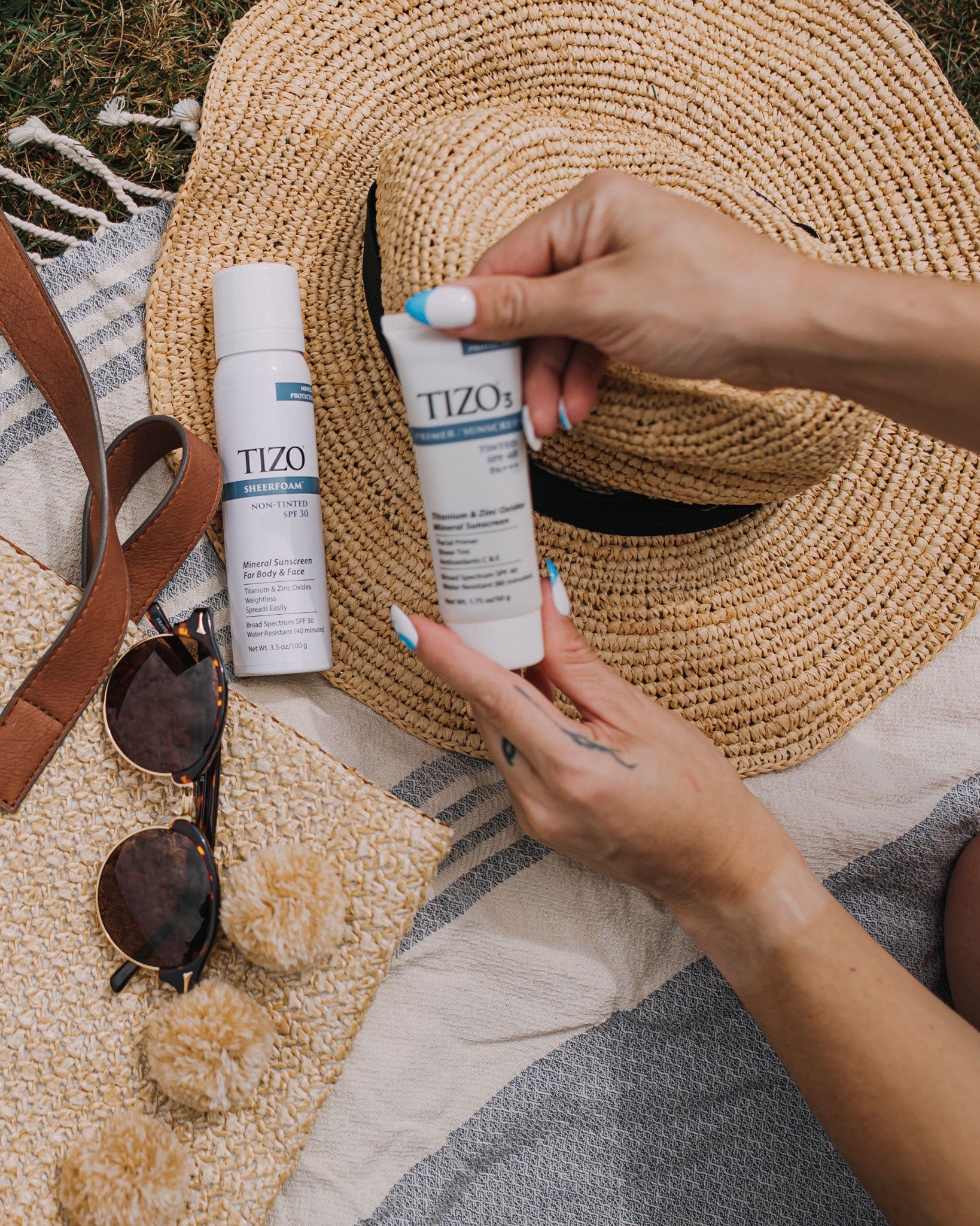 TIZO SheerFoam Body and Face Non - tinted SPF 30 - Skin Love Cream