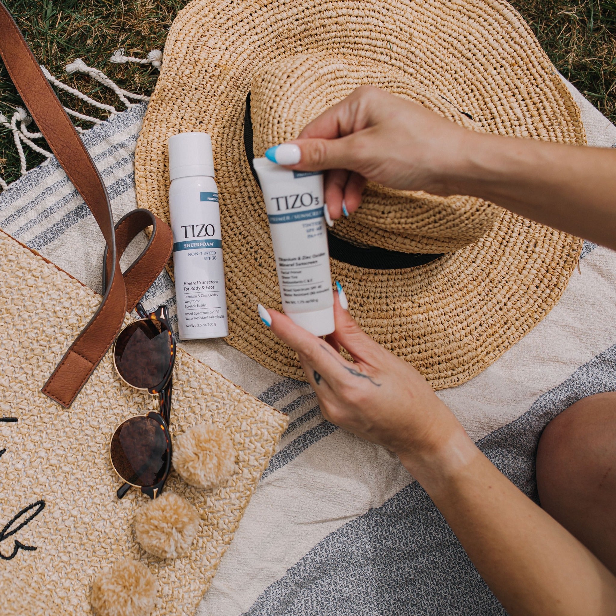 TIZO SheerFoam Body and Face Non - tinted SPF 30 - Skin Love Cream