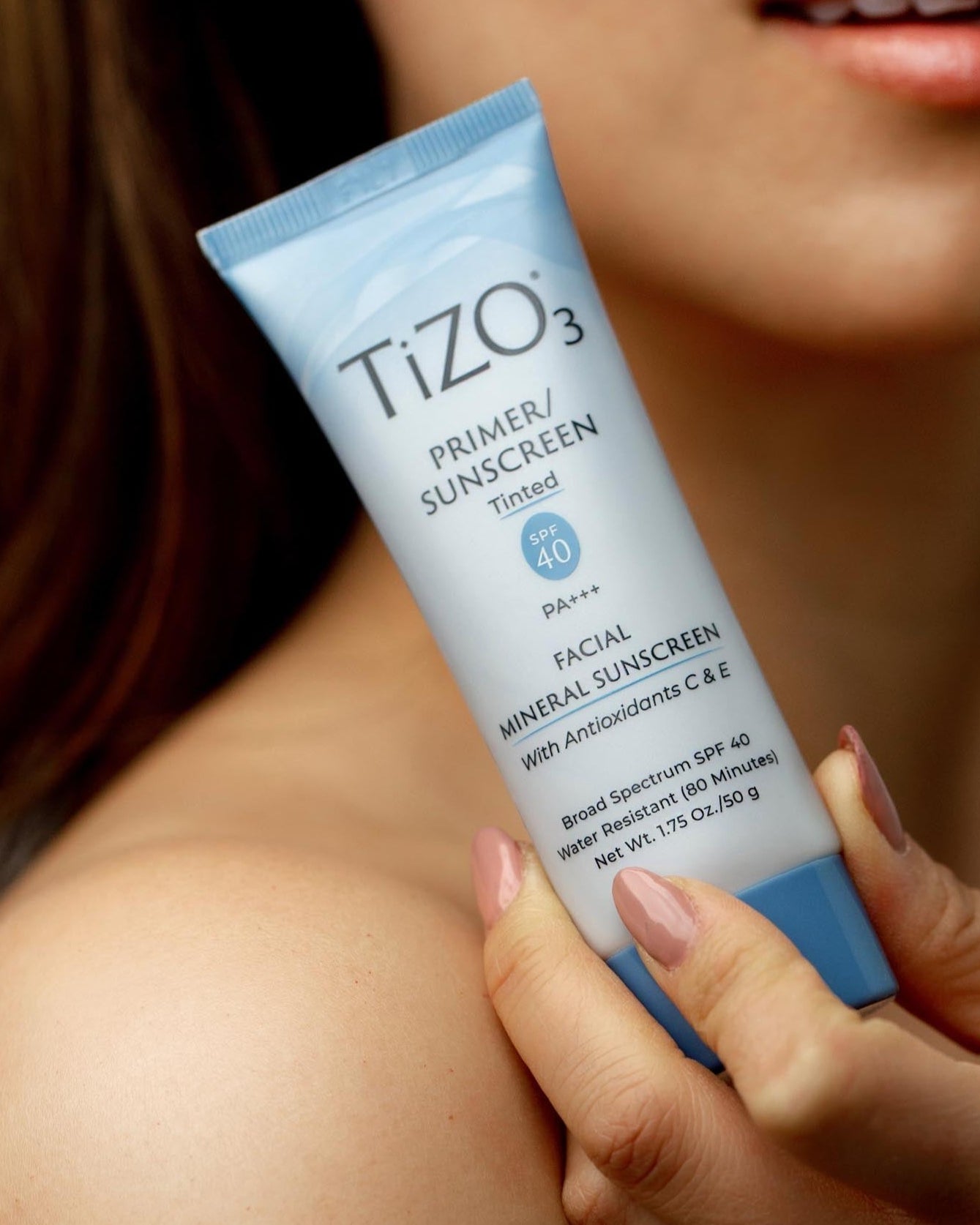 TIZO3 Facial Primer Tinted SPF 40 - Skin Love Cream