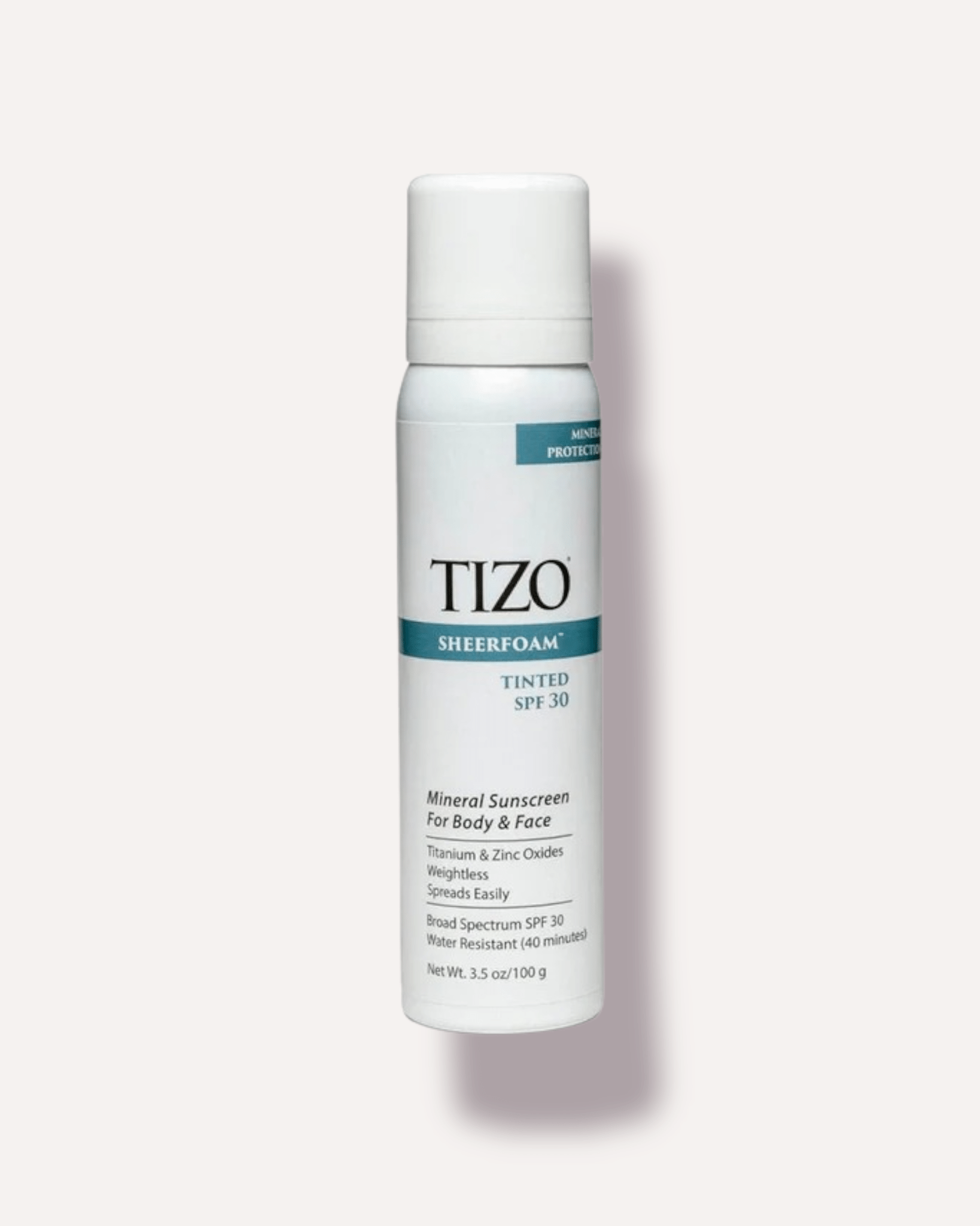 TIZO SheerFoam Body and Face Non - tinted SPF 30 - Skin Love Cream