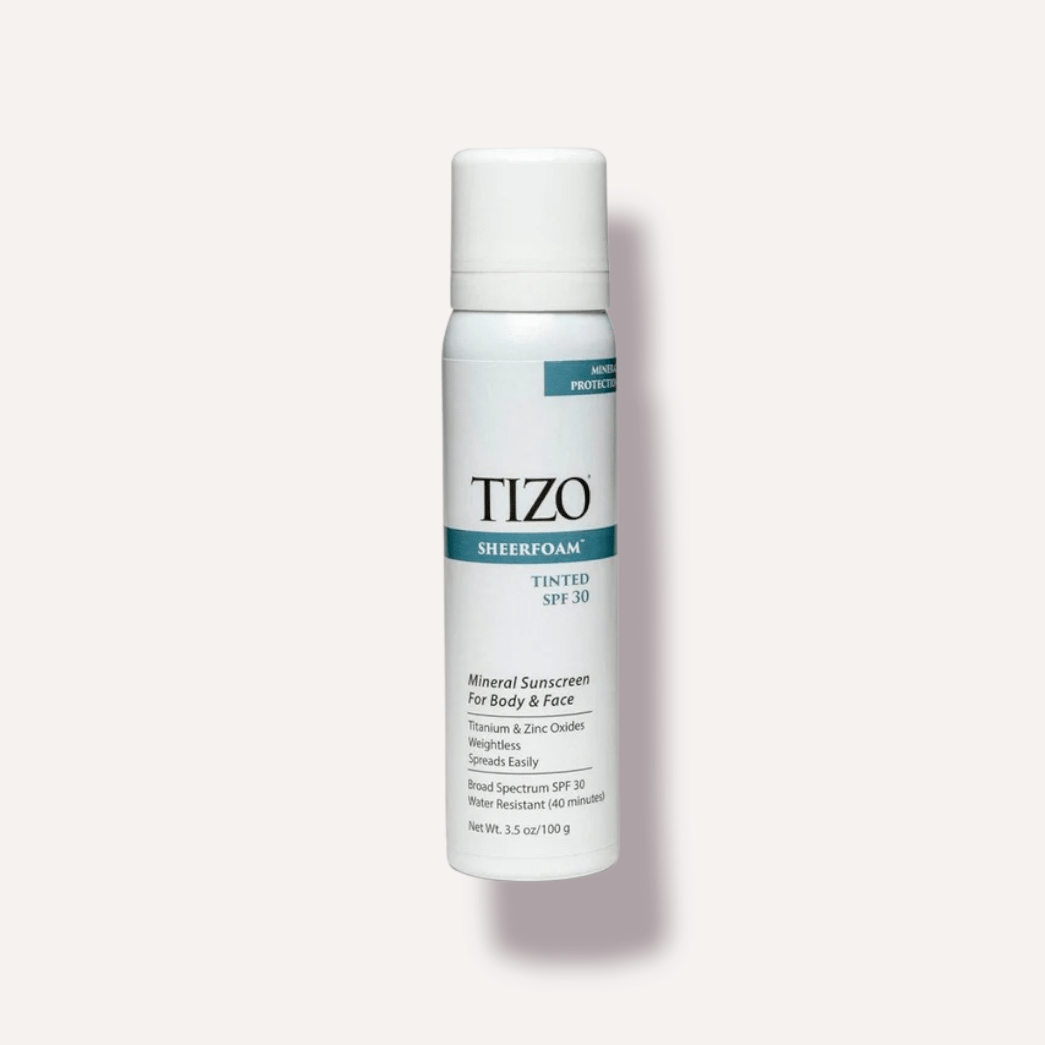 TIZO SheerFoam Body and Face Non - tinted SPF 30 - Skin Love Cream