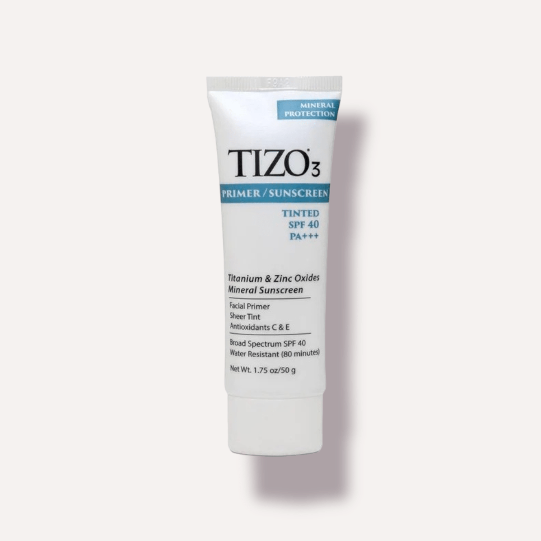 TIZO3 Facial Primer Tinted SPF 40 - Skin Love Cream