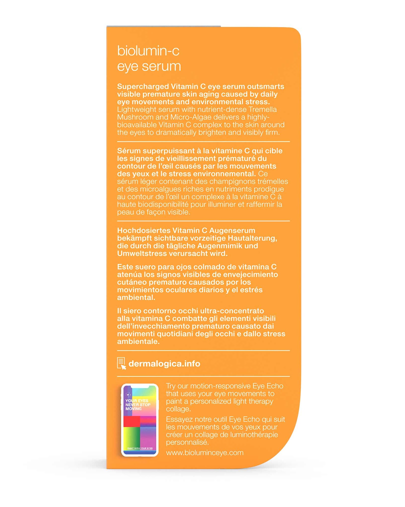 Dermalogica Biolumin - c Vitamin C Eye Serum - Skin Love Cream