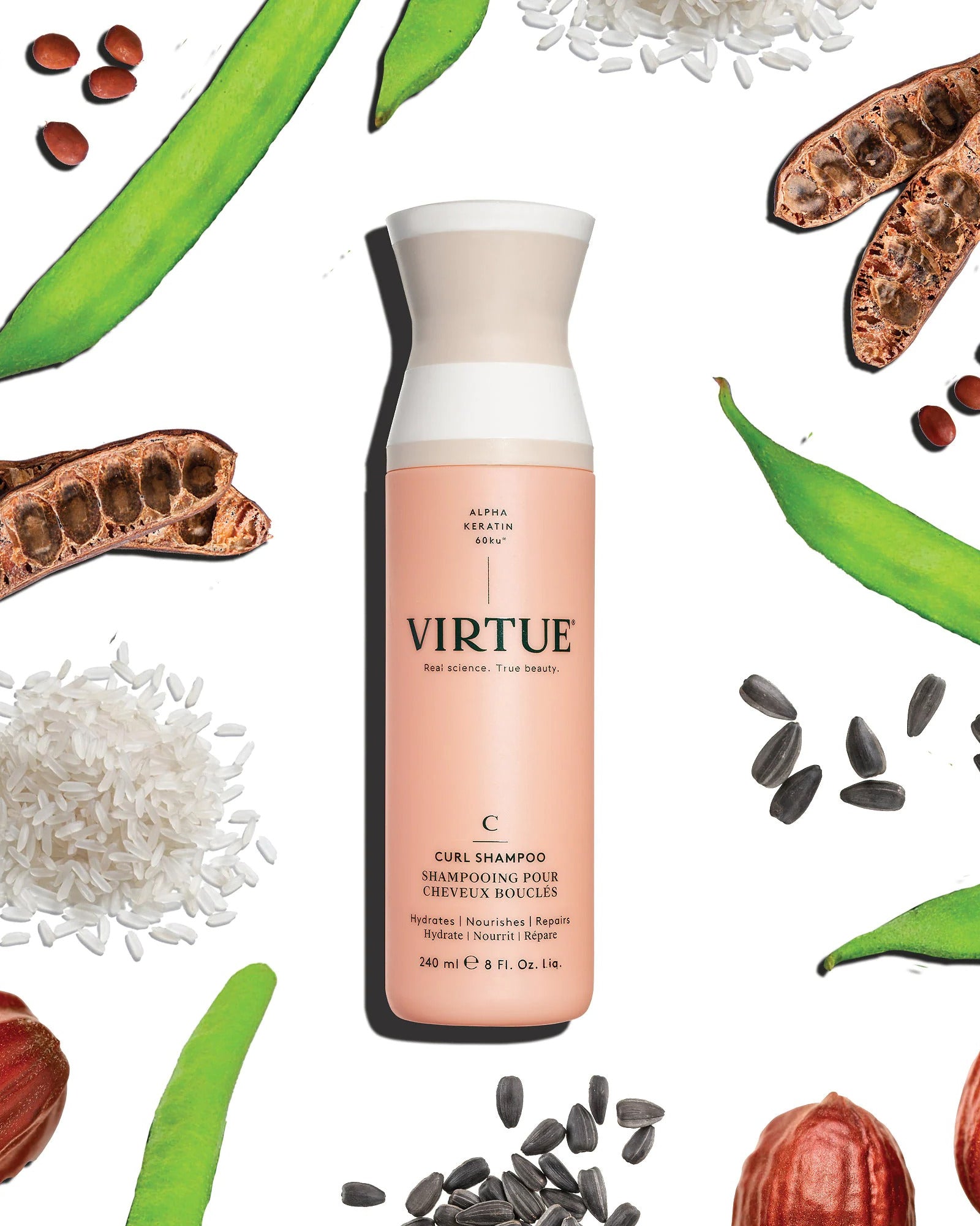 VIRTUE Curl Shampoo - Skin Love Cream