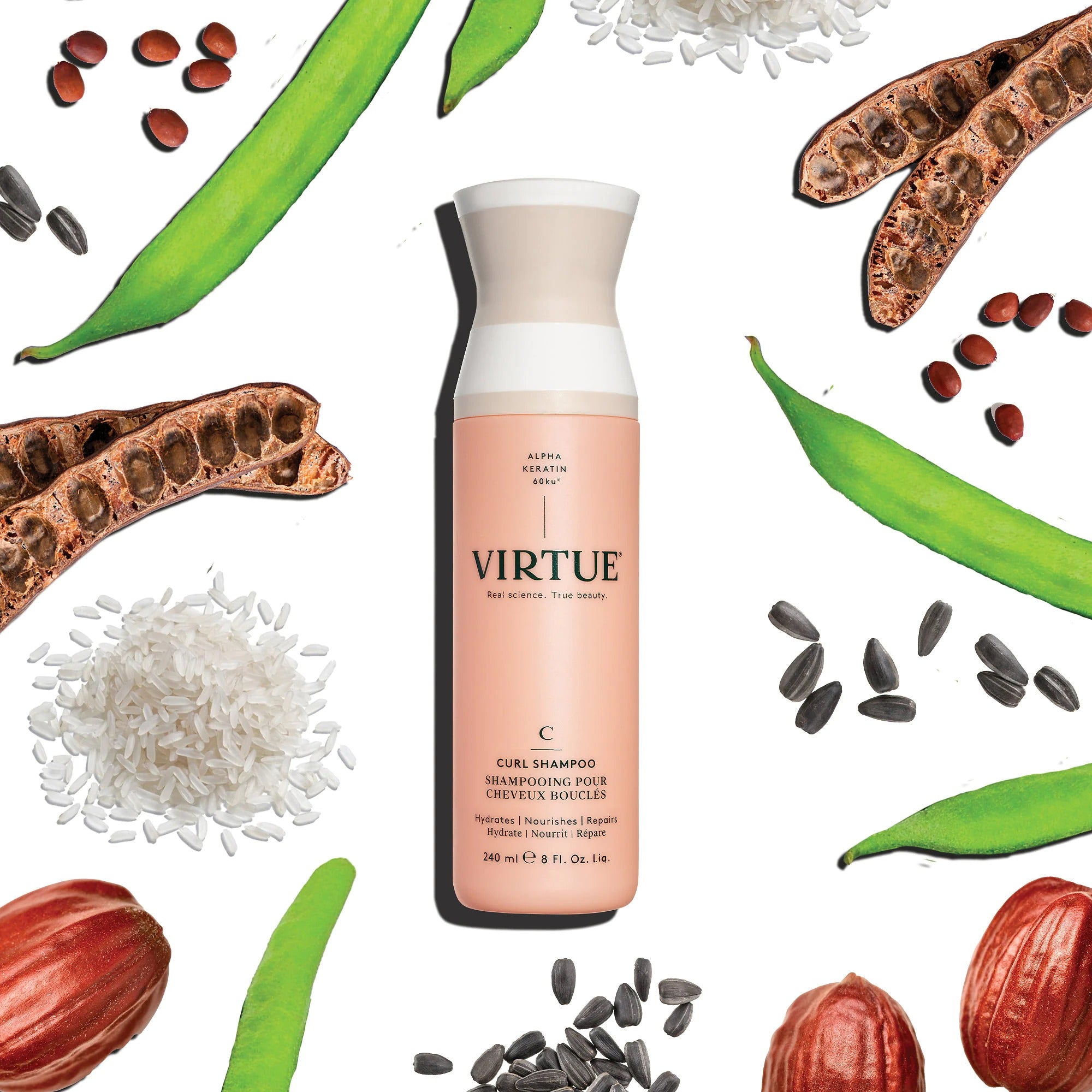 VIRTUE Curl Shampoo - Skin Love Cream