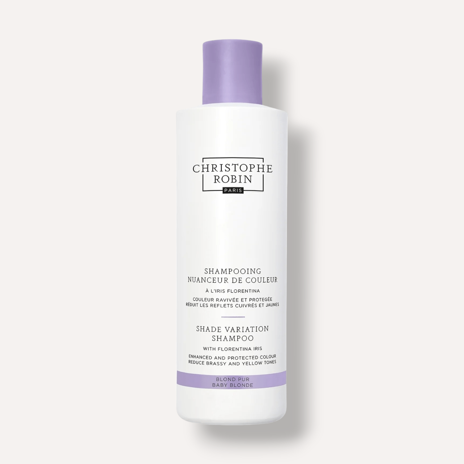 Christophe Robin Shade Variation Shampoo With Florentina Iris Baby Blonde - Skin Love Cream