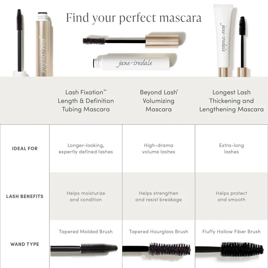 Jane Iredale Lash Fixation Length & Definition Tubing Mascara - Skin Love Cream