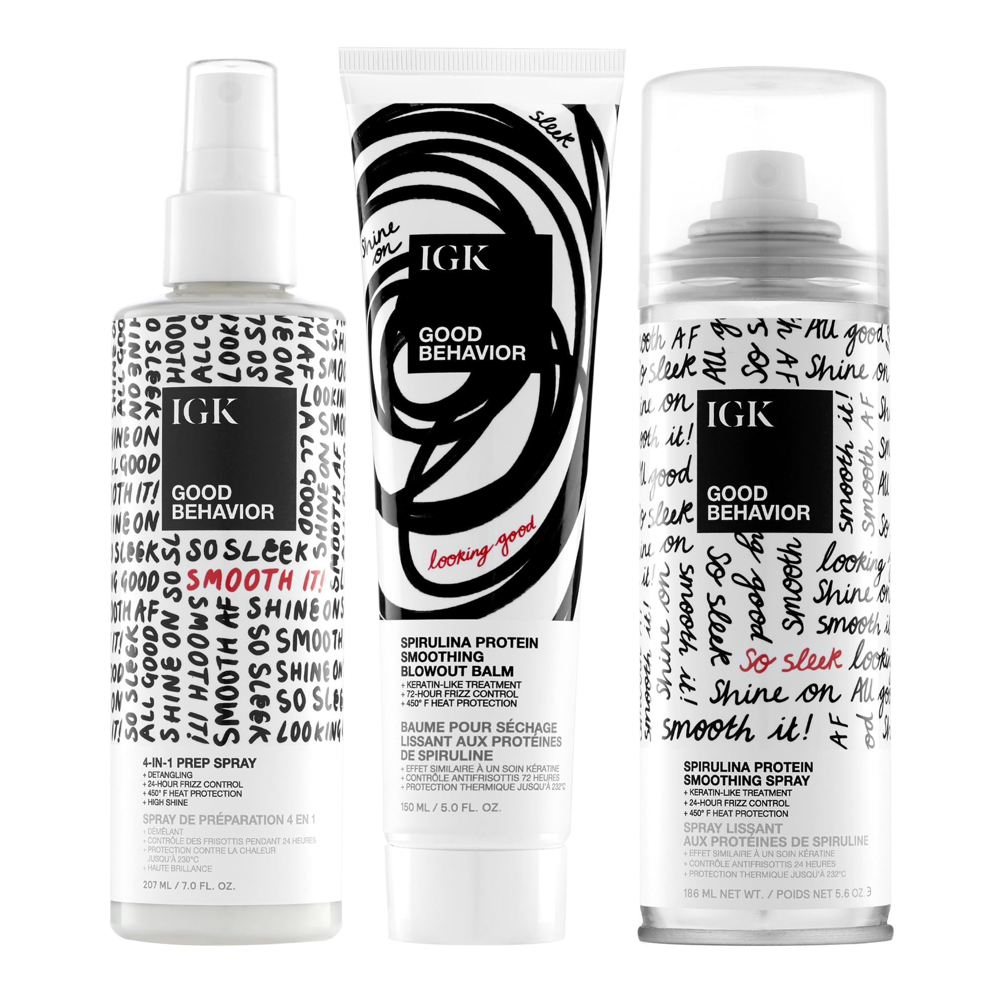 IGK Smoothing Frizz Fighters Kit