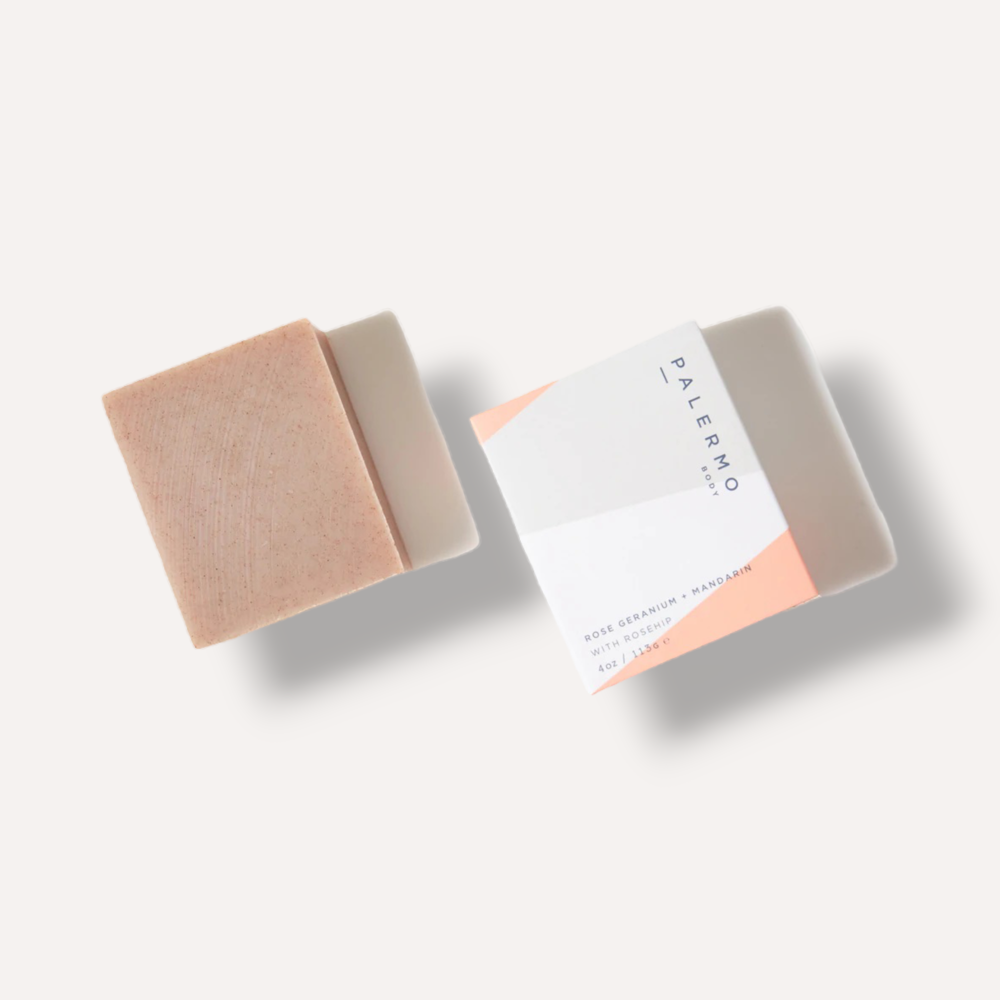 Palermo Body Rose Geranium+ Mandarin Soap with Rosehip