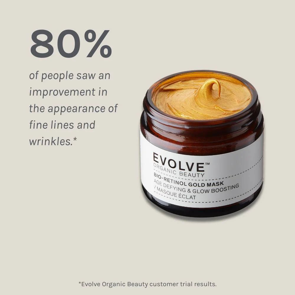 Evolve Organic Beauty Bio - Retinol Gold Face Mask - Skin Love Cream