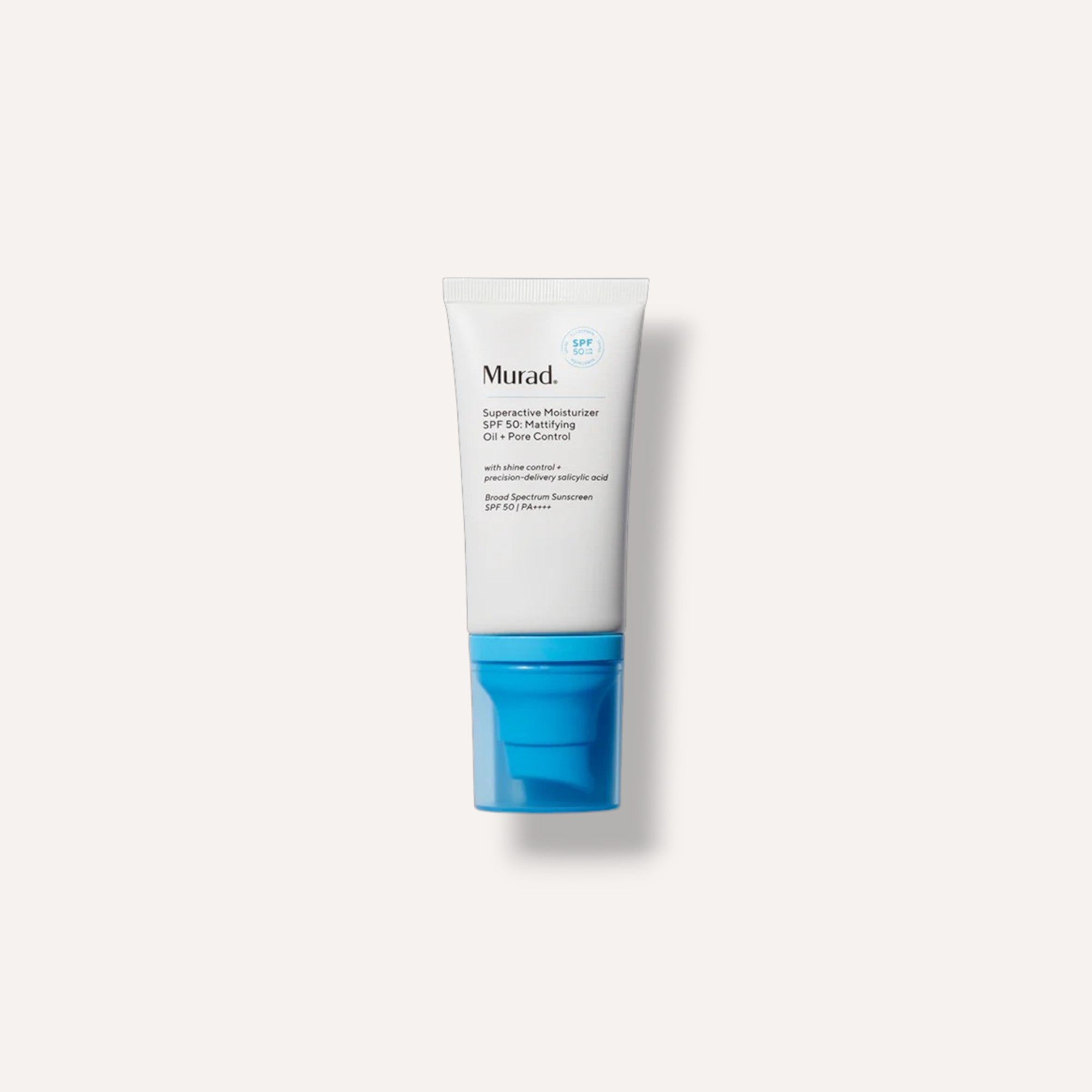 Murad Superactive Moisturizer SPF 50: Mattifying Oil + Pore Control - Skin Love Cream