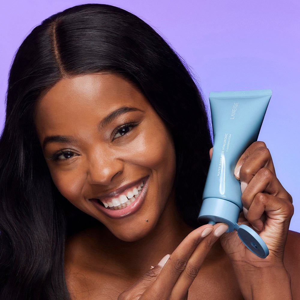 LANEIGE Water Bank Blue Hyaluronic Cleansing Foam - Skin Love Cream