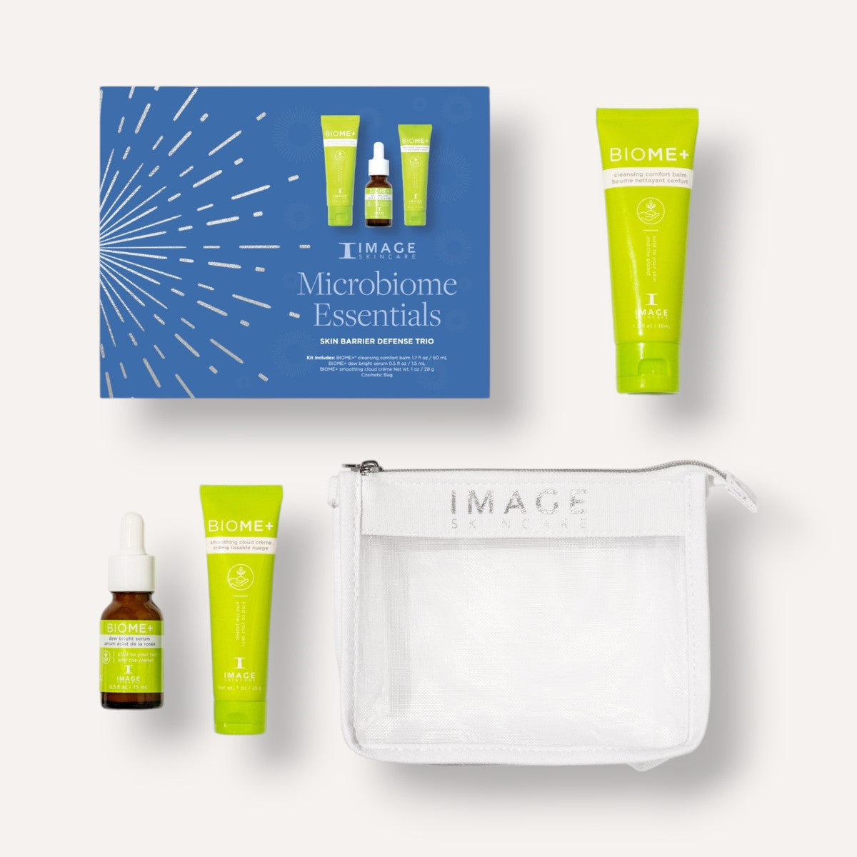 IMAGE Skincare Microbiome Essentials Skin Barrier Defense Trio