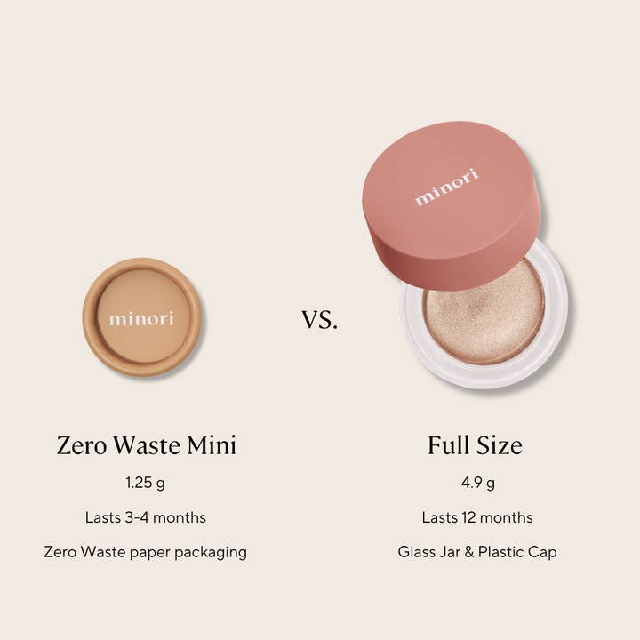Minori Blush & Glow Mini Bar - Zero Waste Gift Set - Skin Love Cream