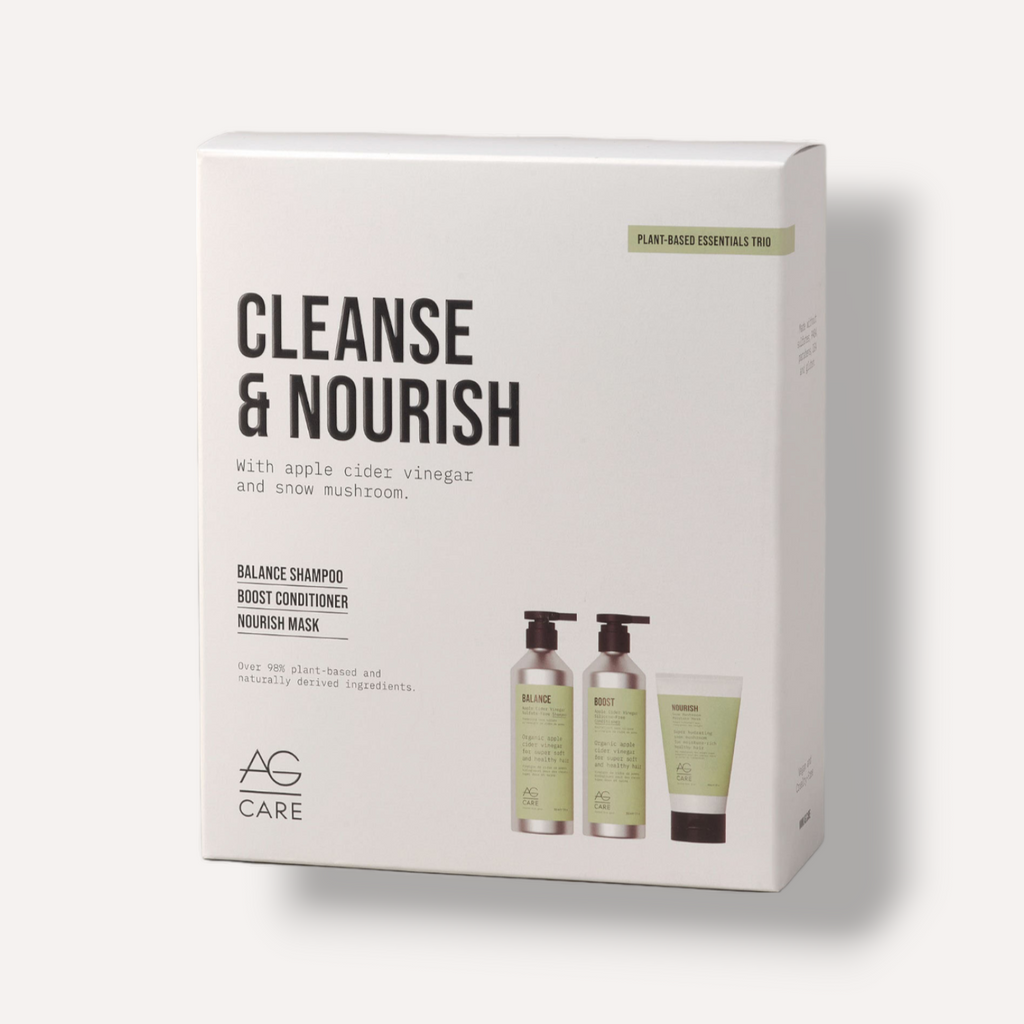 AG Hair Plant-based Essentials Trio: Cleanse & Nourish