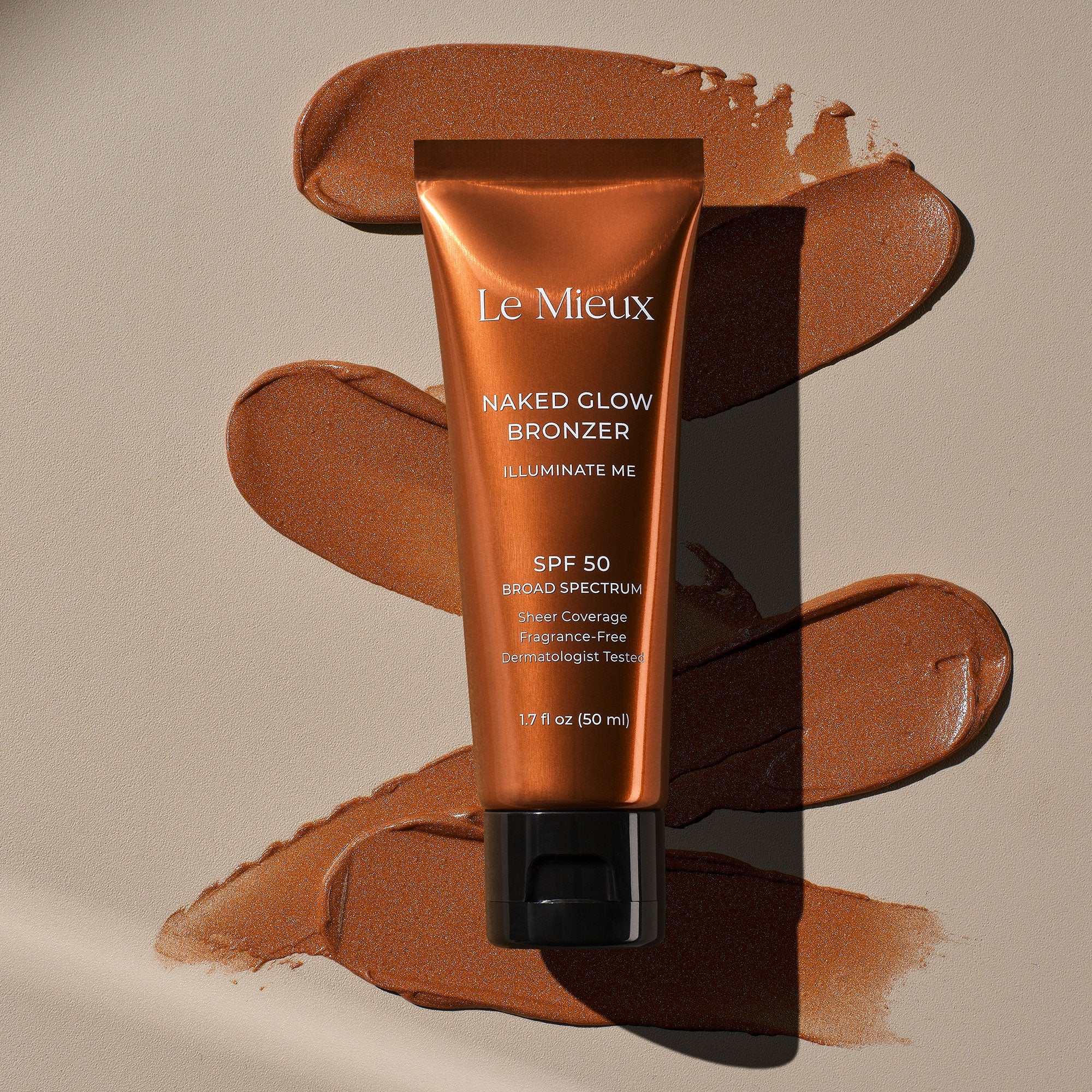 Le Mieux Naked Glow Bronzer - SPF 50 - Skin Love Cream