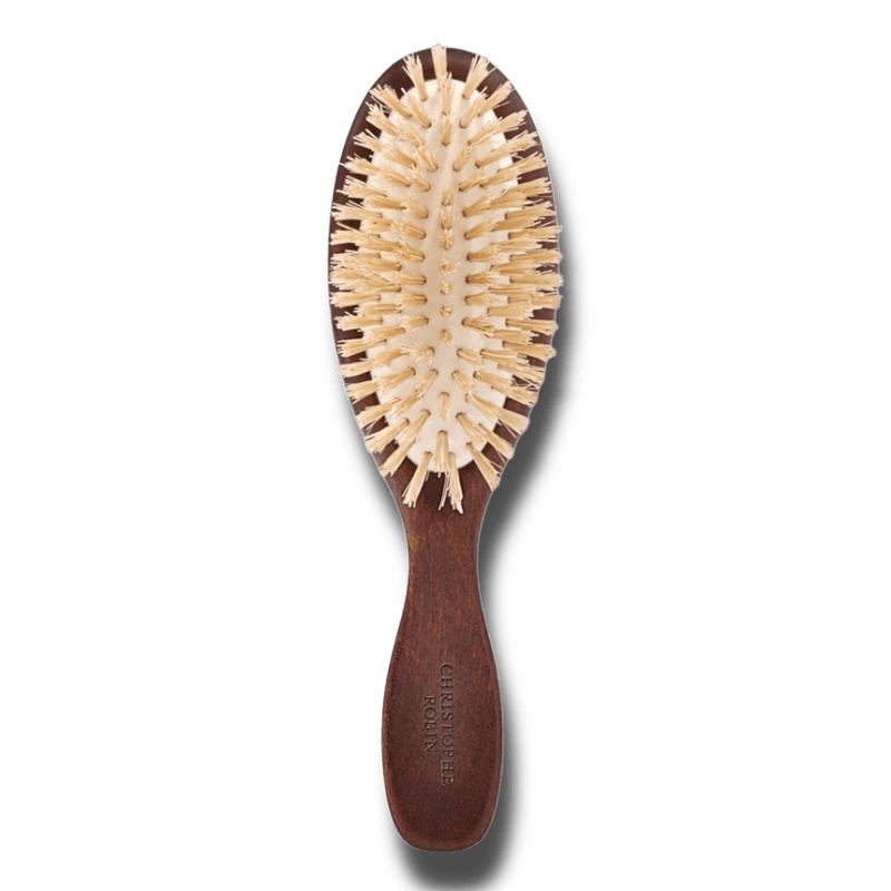 Christophe Robin Travel Hairbrush - Skin Love Cream