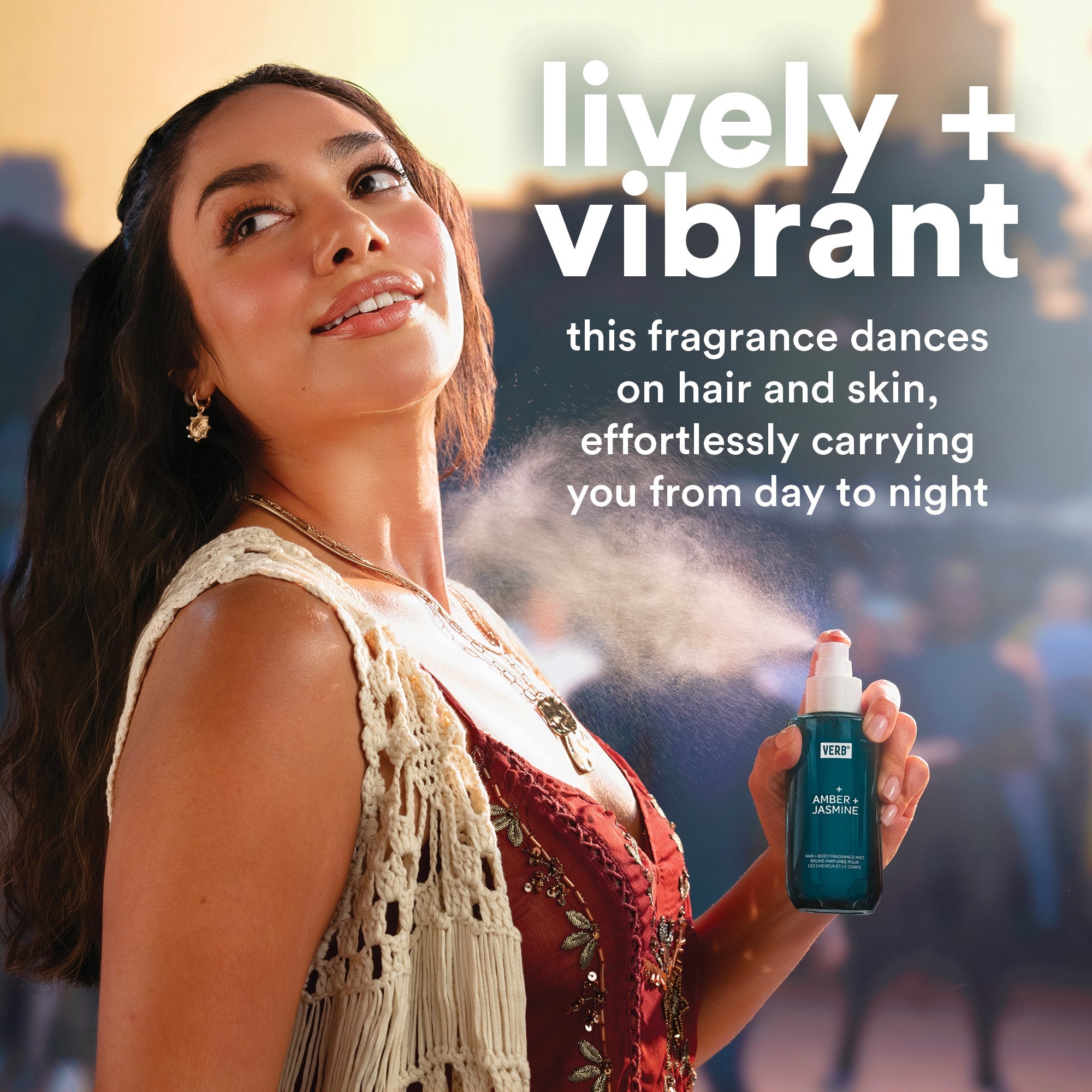 Verb Amber + Jasmine Hair & Body Fragrance Mist