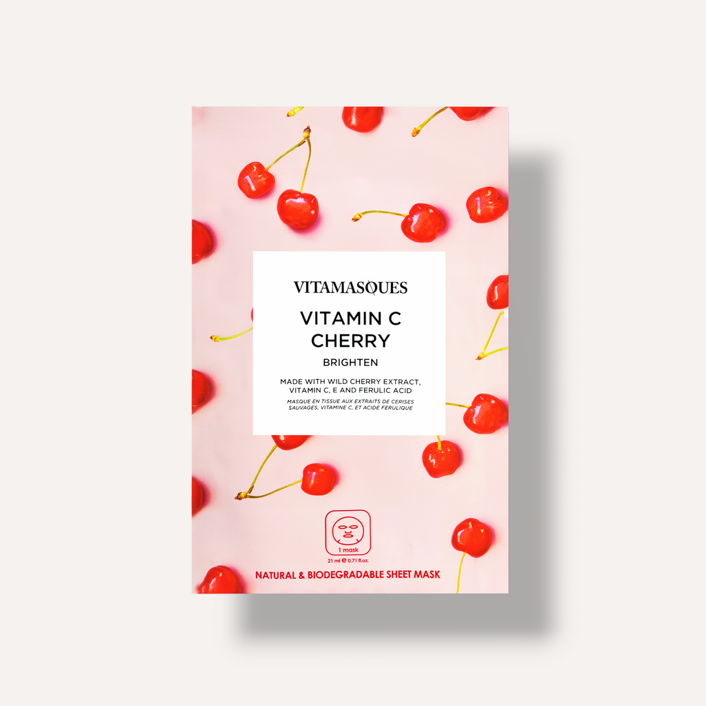 Vitamasques Vitamin C Cherry Face Sheet Mask