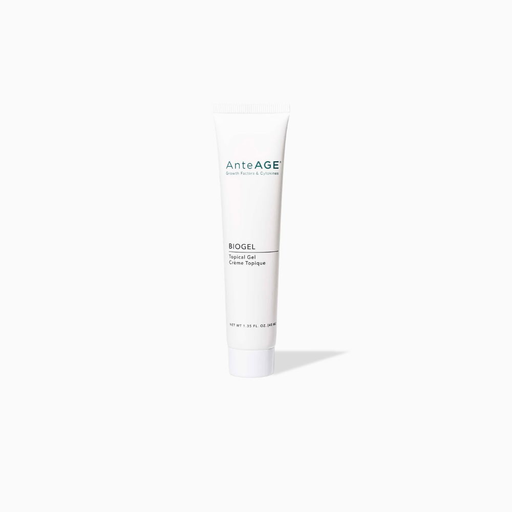 AnteAGE Biogel healing ointment for post-procedure skin recovery