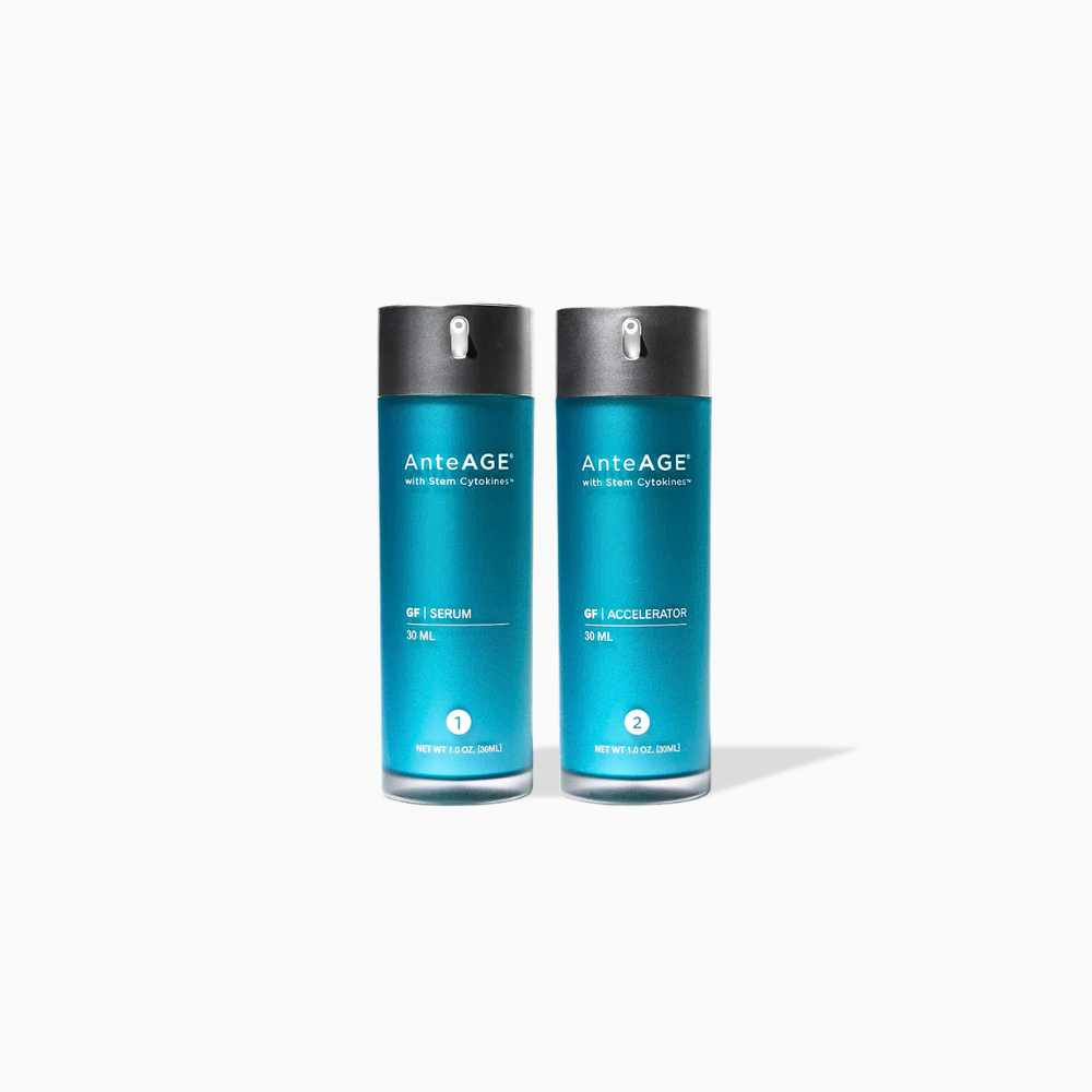 AnteAGE System Serum and Accelerator duo set for anti-aging