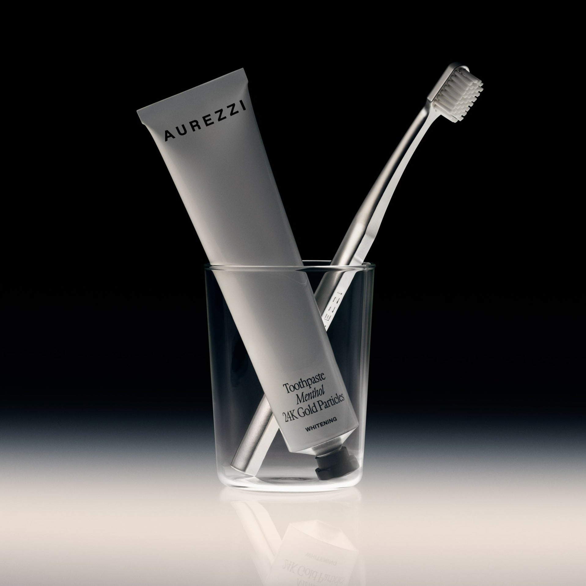 AUREZZI Toothpaste Menthol 24K Gold Particles Whitening - Skin Love Cream