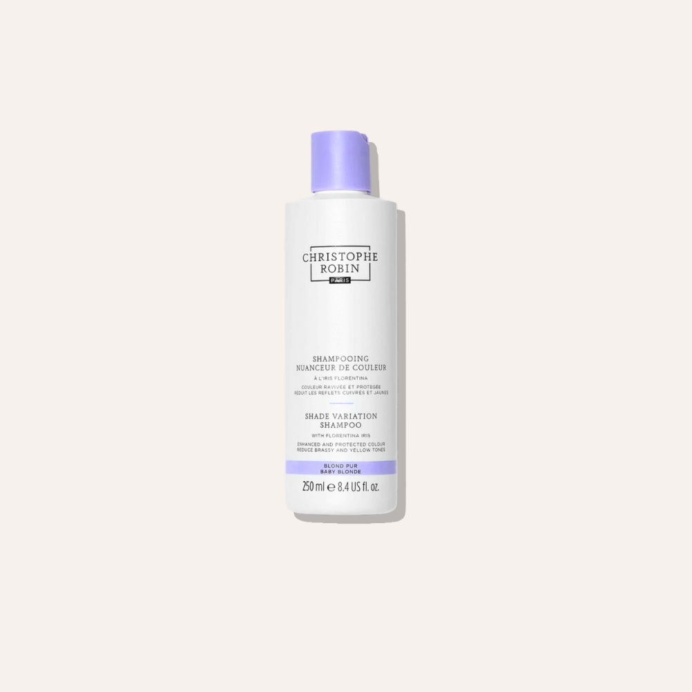 Christophe Robin Shade Variation Shampoo With Florentina Iris Baby Blonde