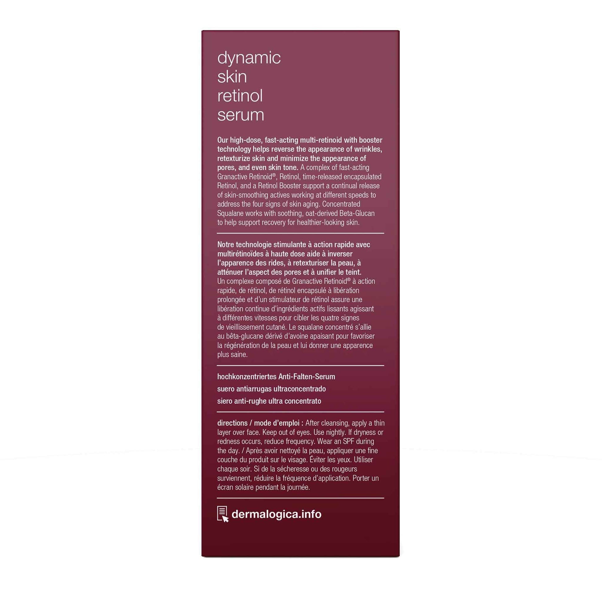 Dermalogica Dynamic Skin Retinol Serum - Skin Love Cream