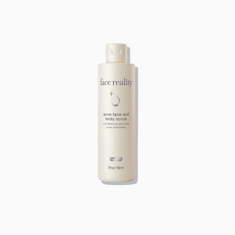 Face Reality Acne Face and Body Scrub exfoliating scrub for face and body breakouts