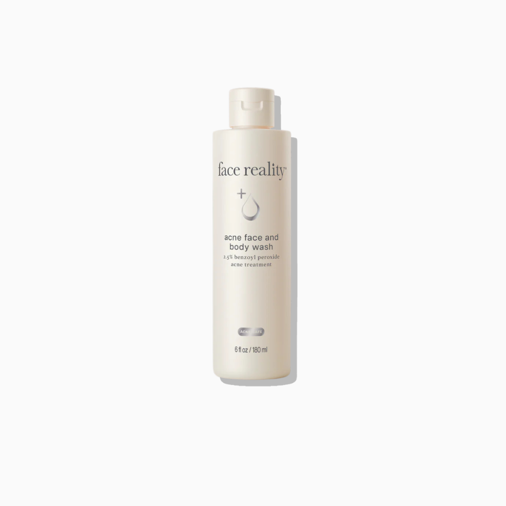 Face Reality Acne Face and Body Wash salicylic acid cleanser for face and body acne