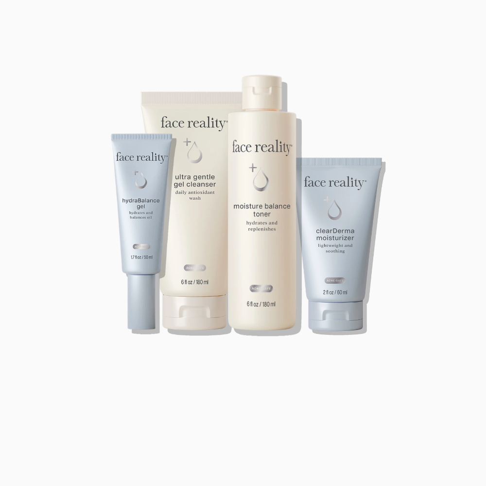 Face Reality Acne-Safe Kit for Dry or Sensitive Skin gentle acne skincare set