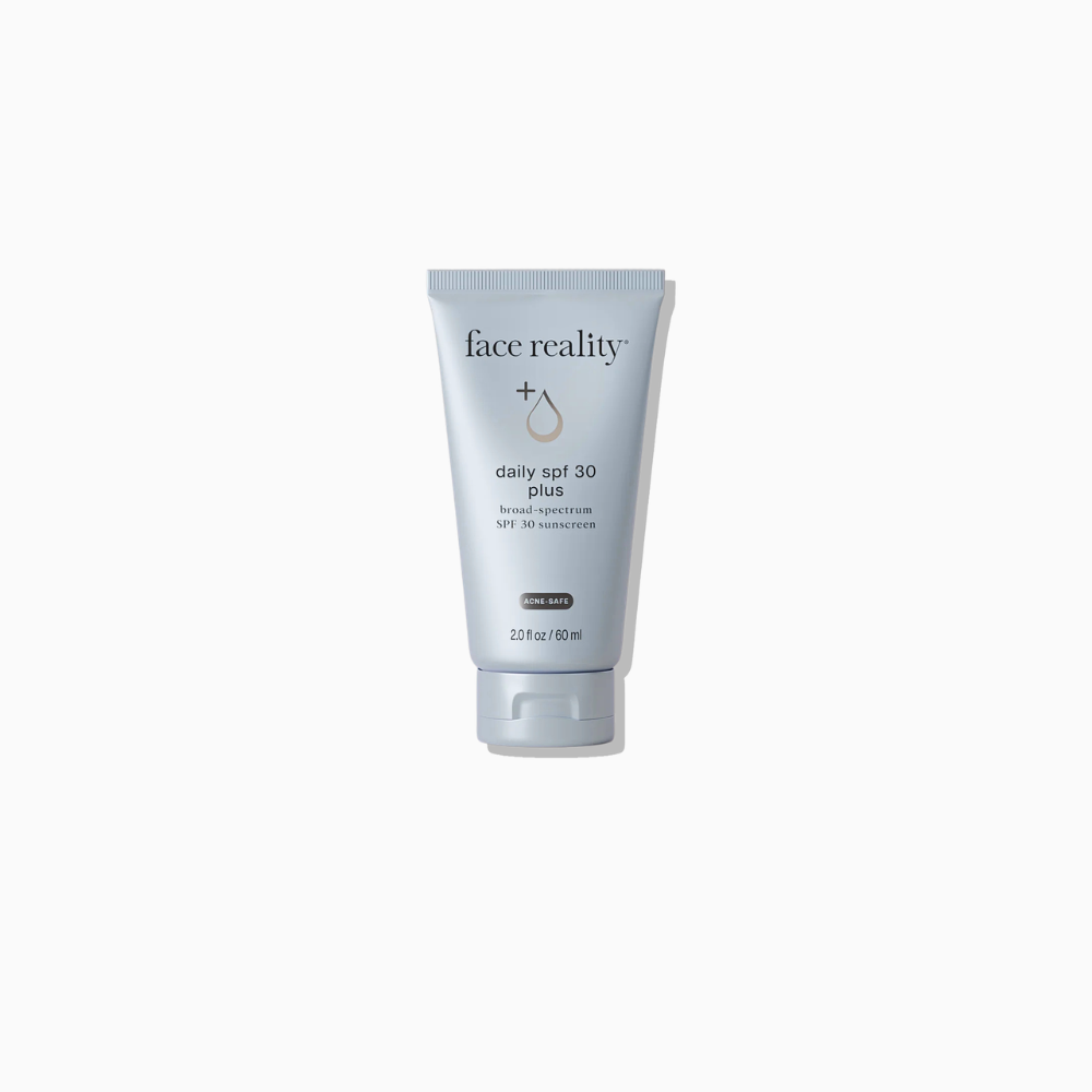 Face Reality Daily SPF 30 Plus broad spectrum daily sunscreen acne-safe