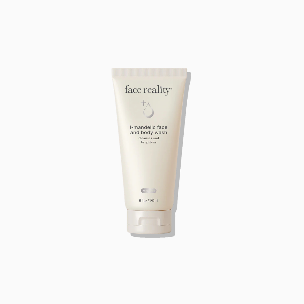 Face Reality Mandelic Face and Body Wash AHA body wash for back acne and body breakouts