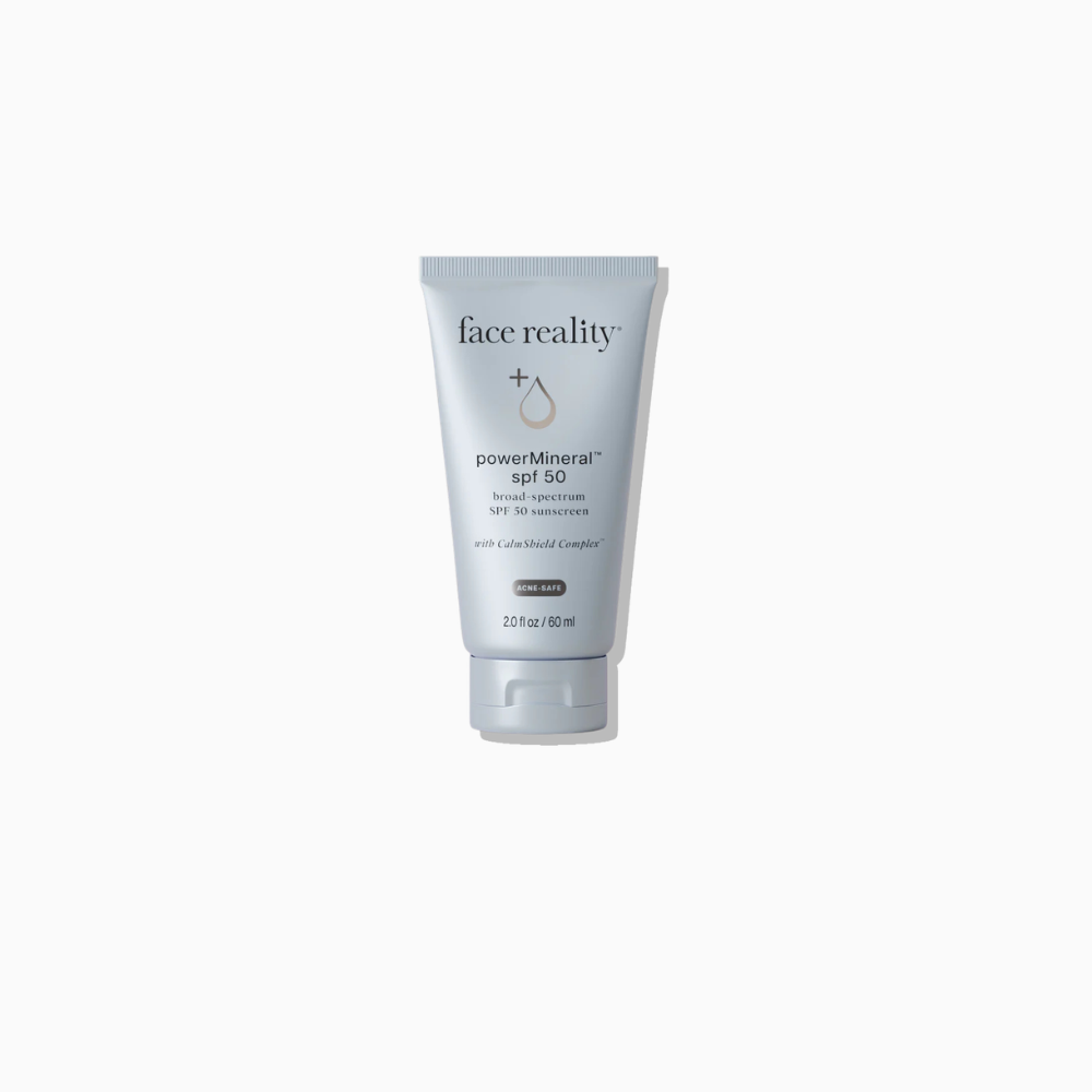 Face Reality powerMineral SPF 50 high-protection mineral sunscreen for acne-prone skin