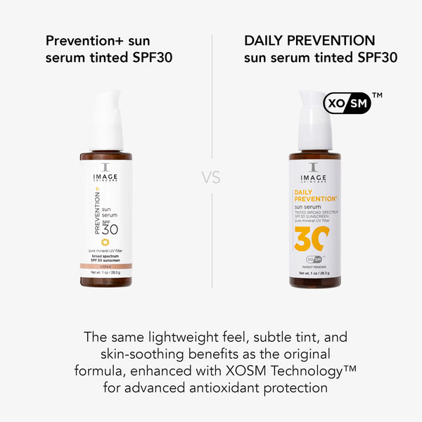 IMAGE Skincare DAILY PREVENTION sun serum tinted SPF 30