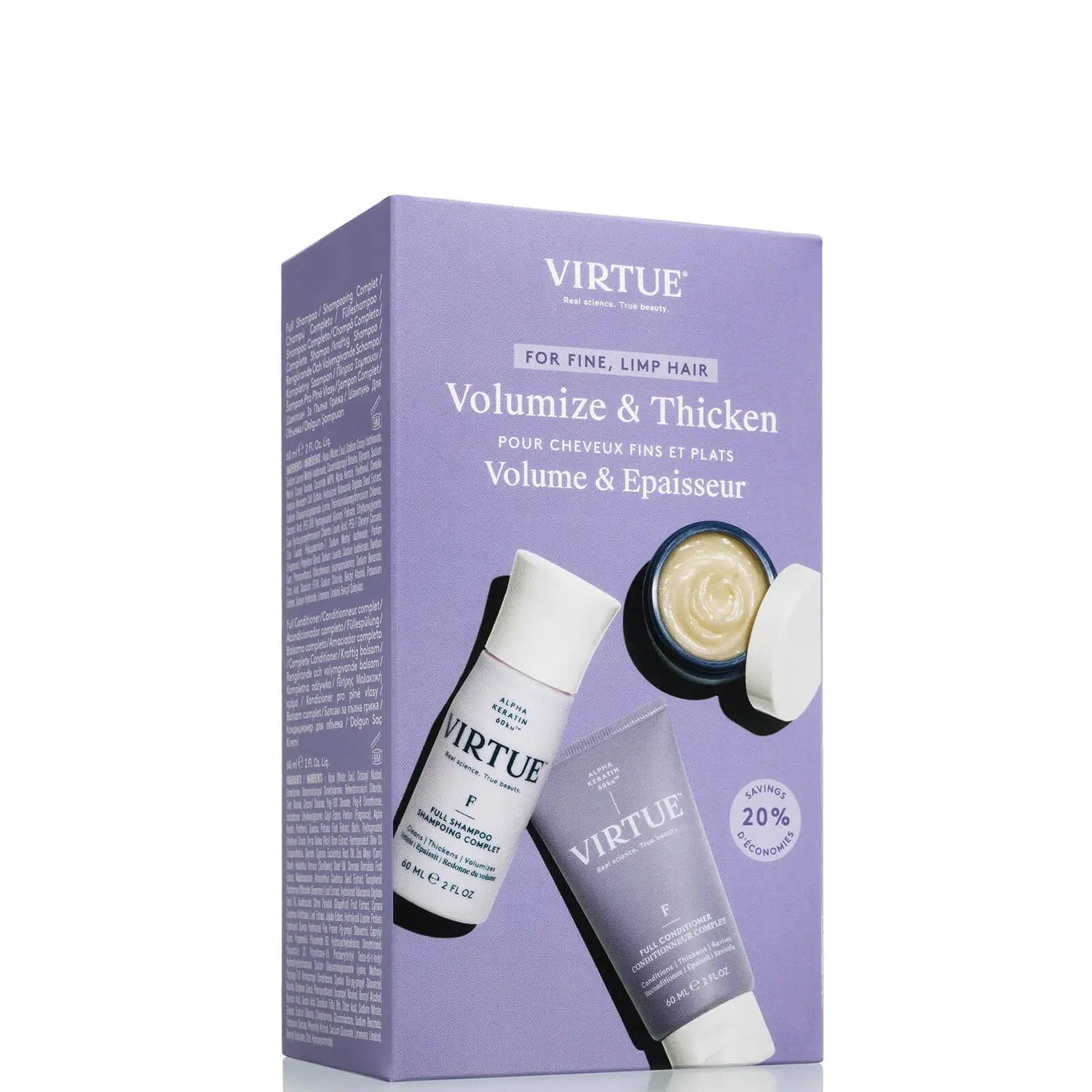 VIRTUE Volumize Thicken Discovery Kit - Skin Love Cream