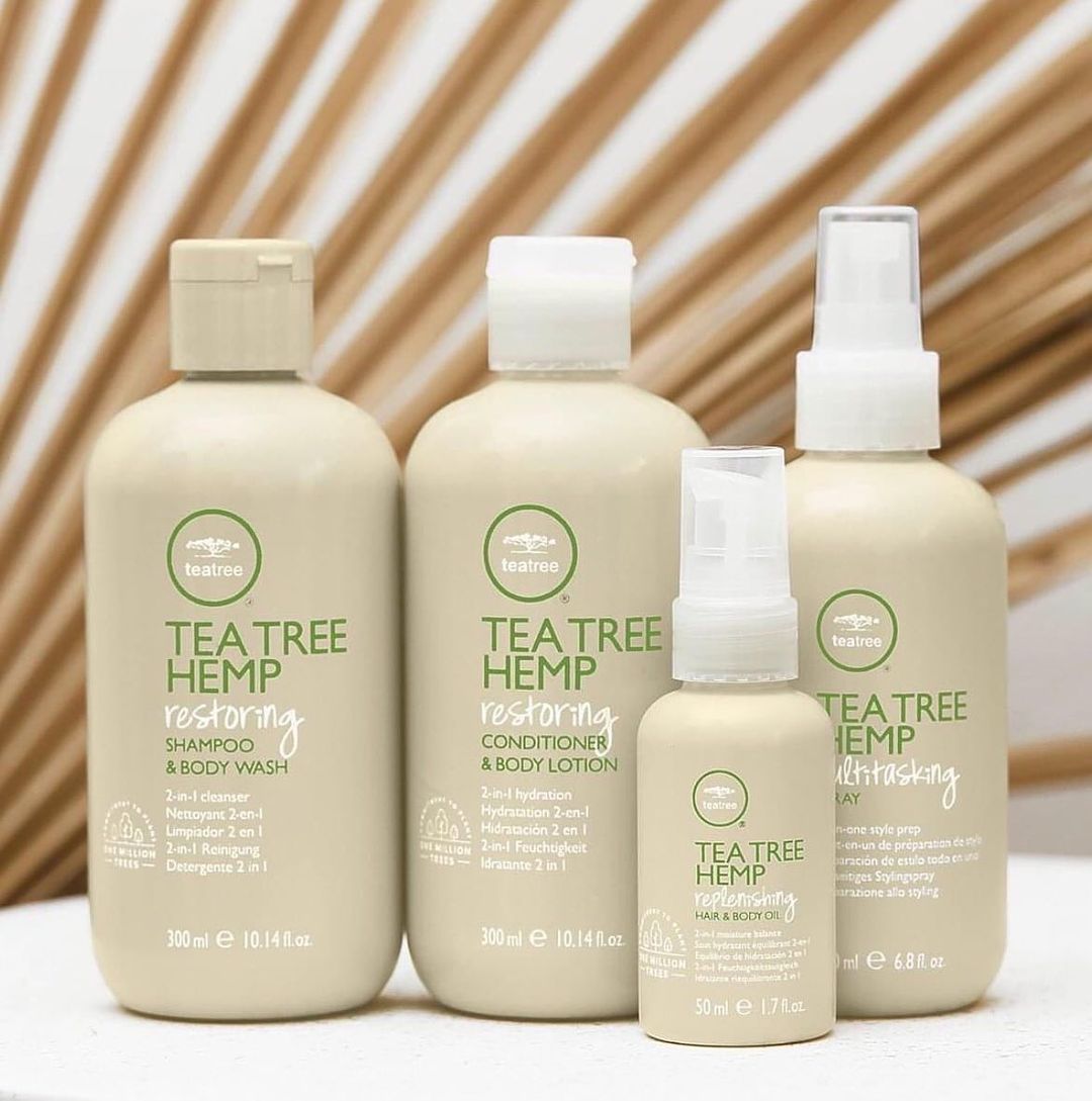 Oil Hair Paul Tree Body Mitchell & Hemp Tea Replenishing Love Skin Cream |