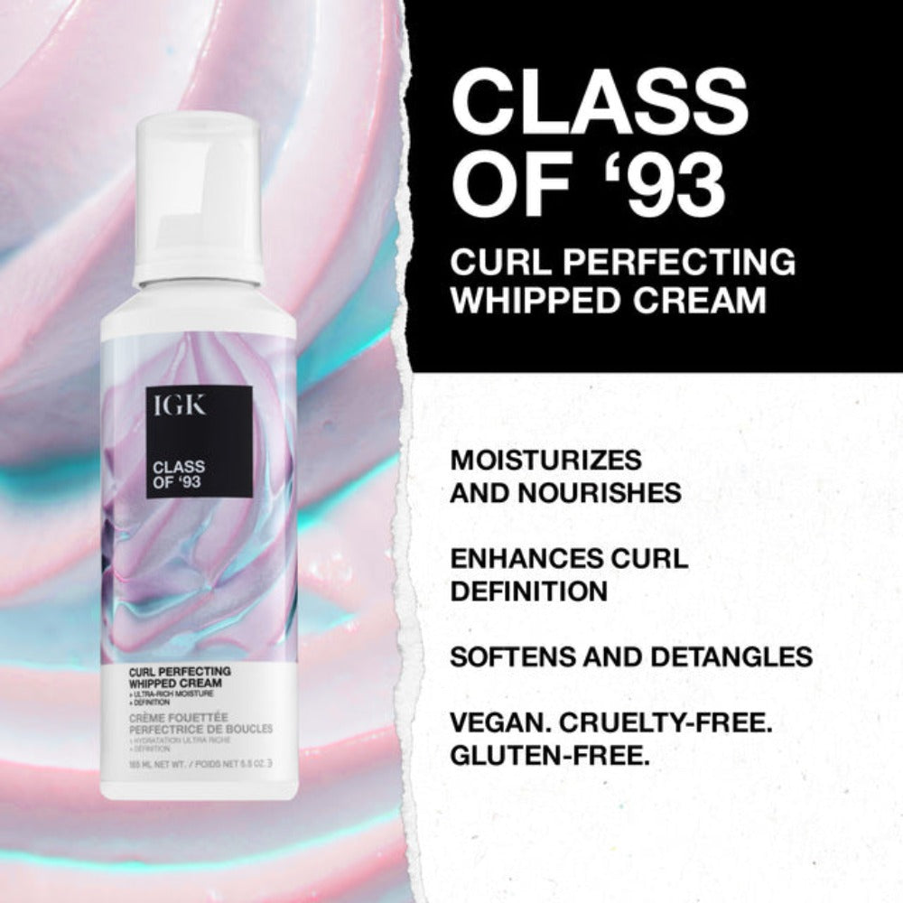 IGK Class of '93 Curl Perfecting Whipped Cream