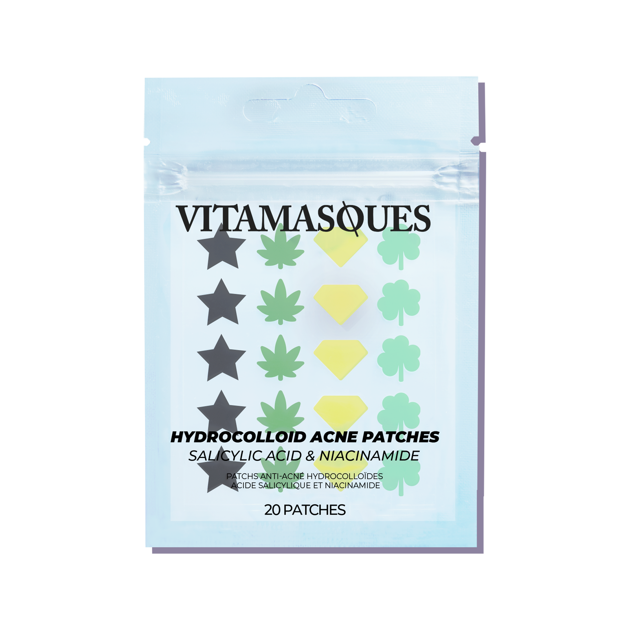 Vitamasques Hydrocolloid Acne Patches Salicylic & Niacinamide