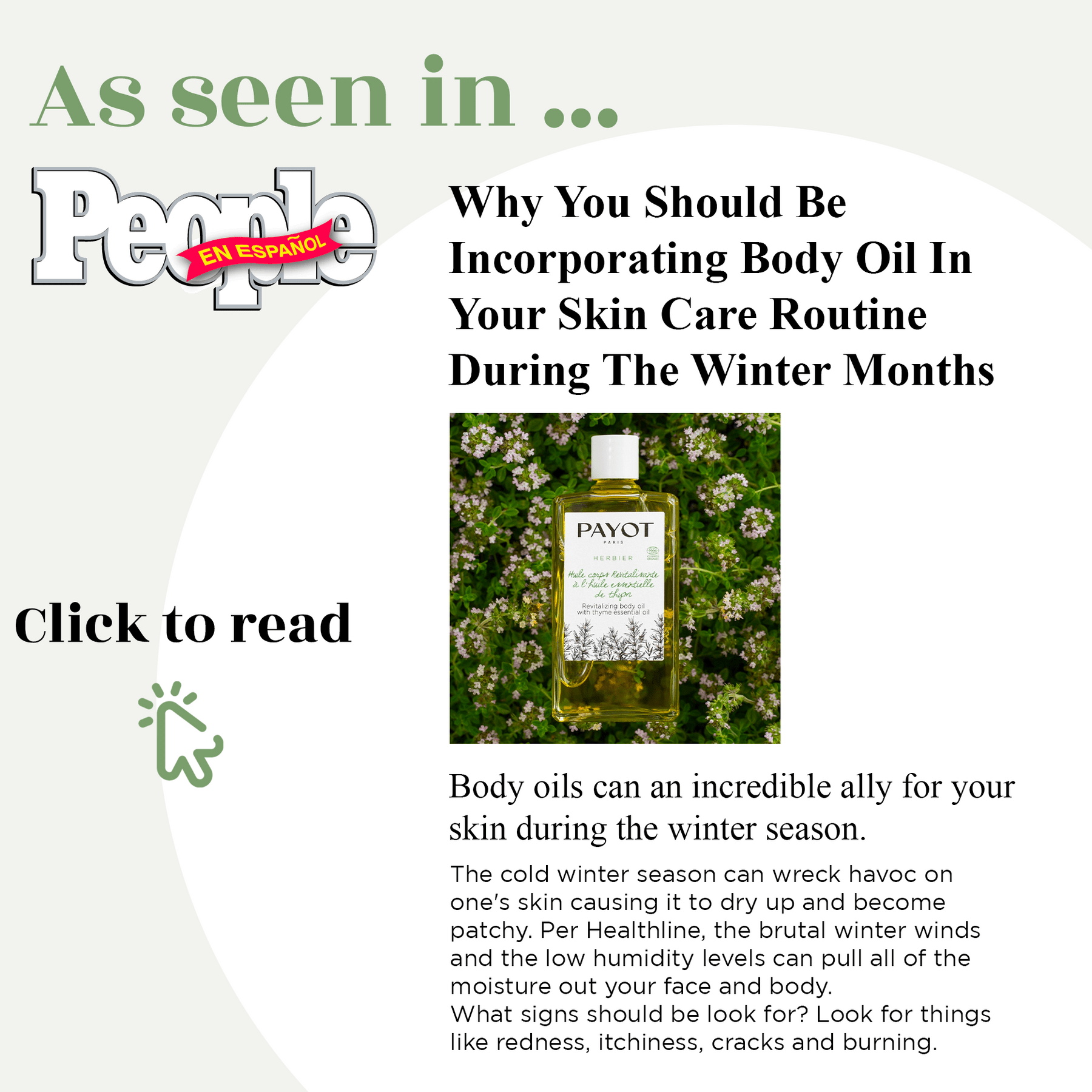 Payot Revitalizing Body Oil - Skin Love Cream