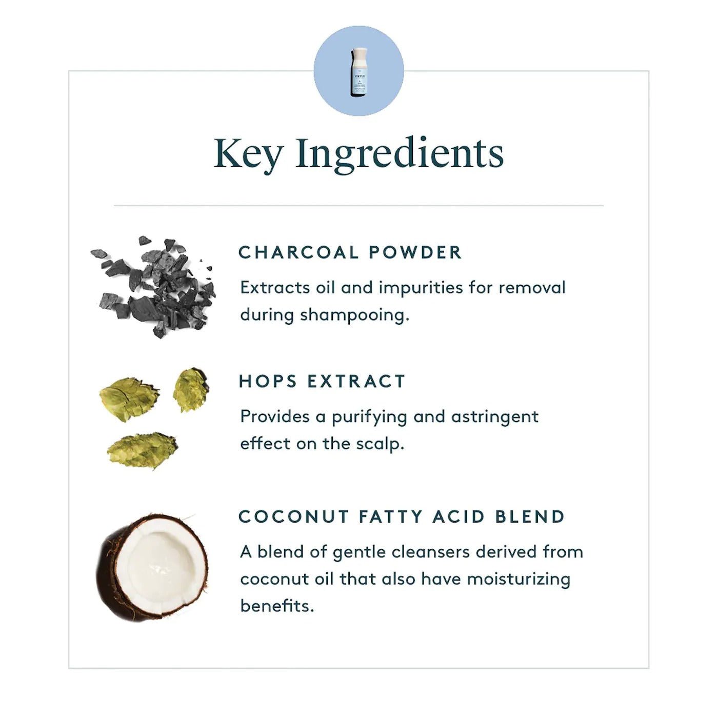 VIRTUE Refresh Purifying Shampoo - Skin Love Cream