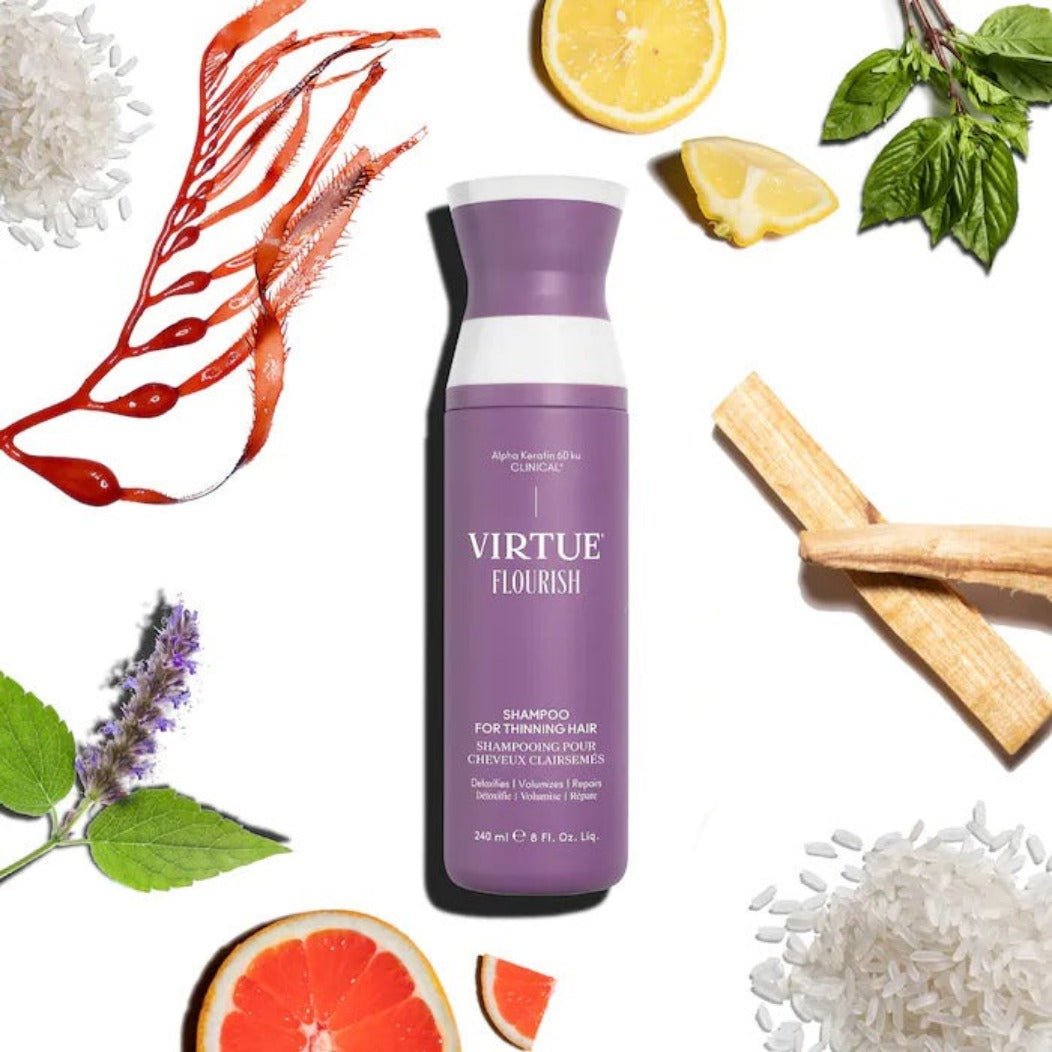 VIRTUE Flourish Shampoo For Thinning Hair - Skin Love Cream